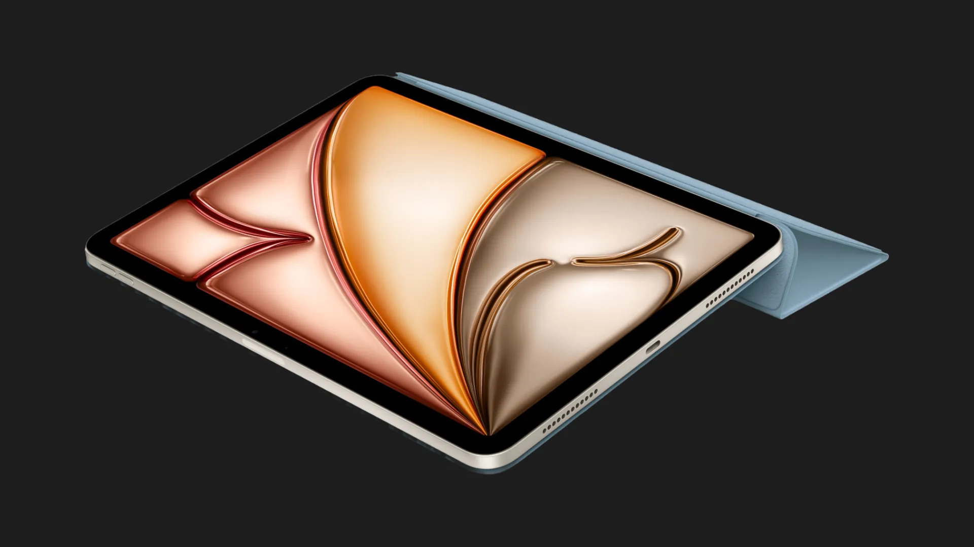 Оригинальный чехол Apple Smart Folio для iPad Air 11 (2024/2025) (Charcoal Gray) (MWK53)