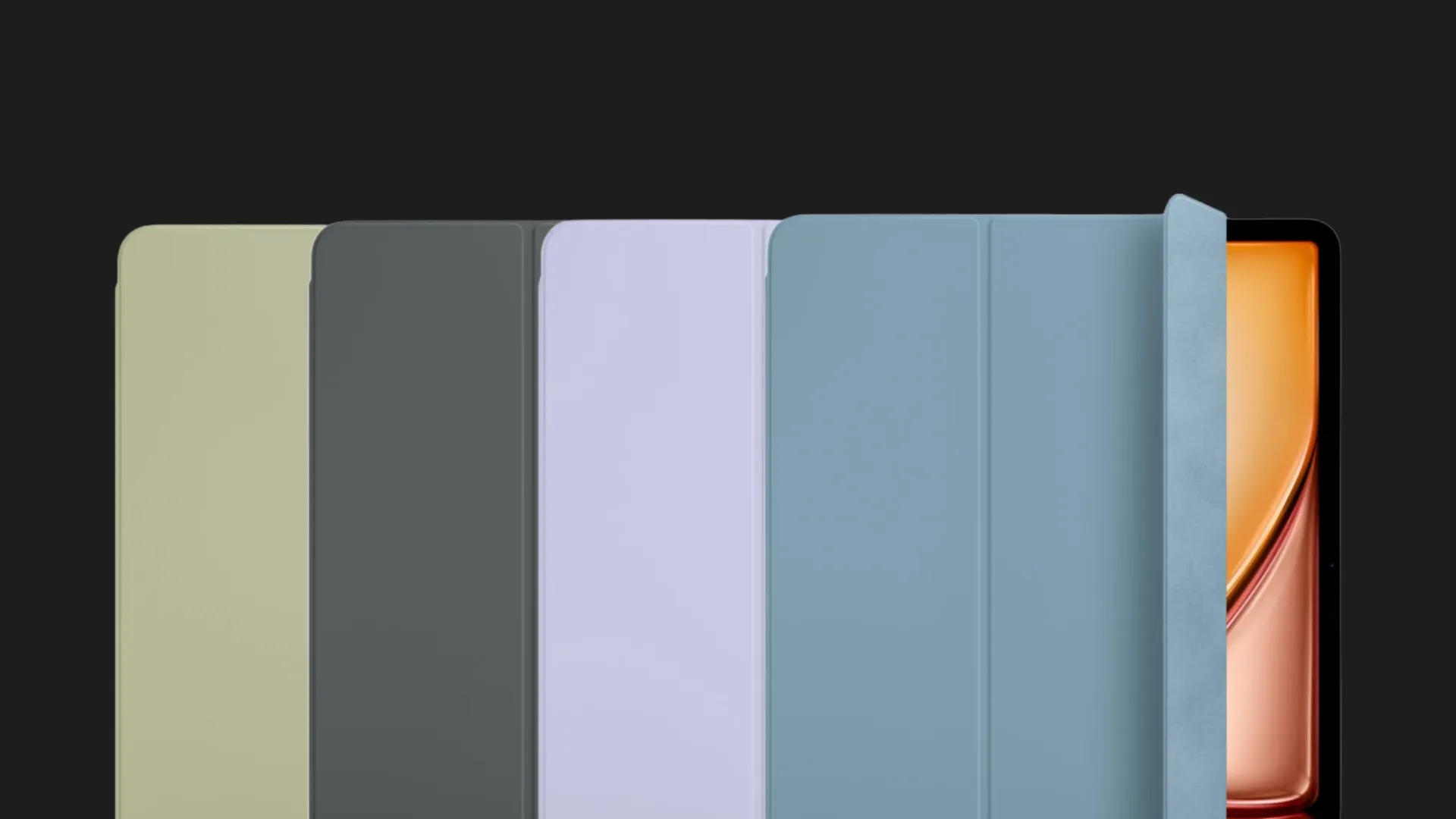 Оригинальный чехол Apple Smart Folio для iPad Air 11 (2024/2025) (Charcoal Gray) (MWK53)