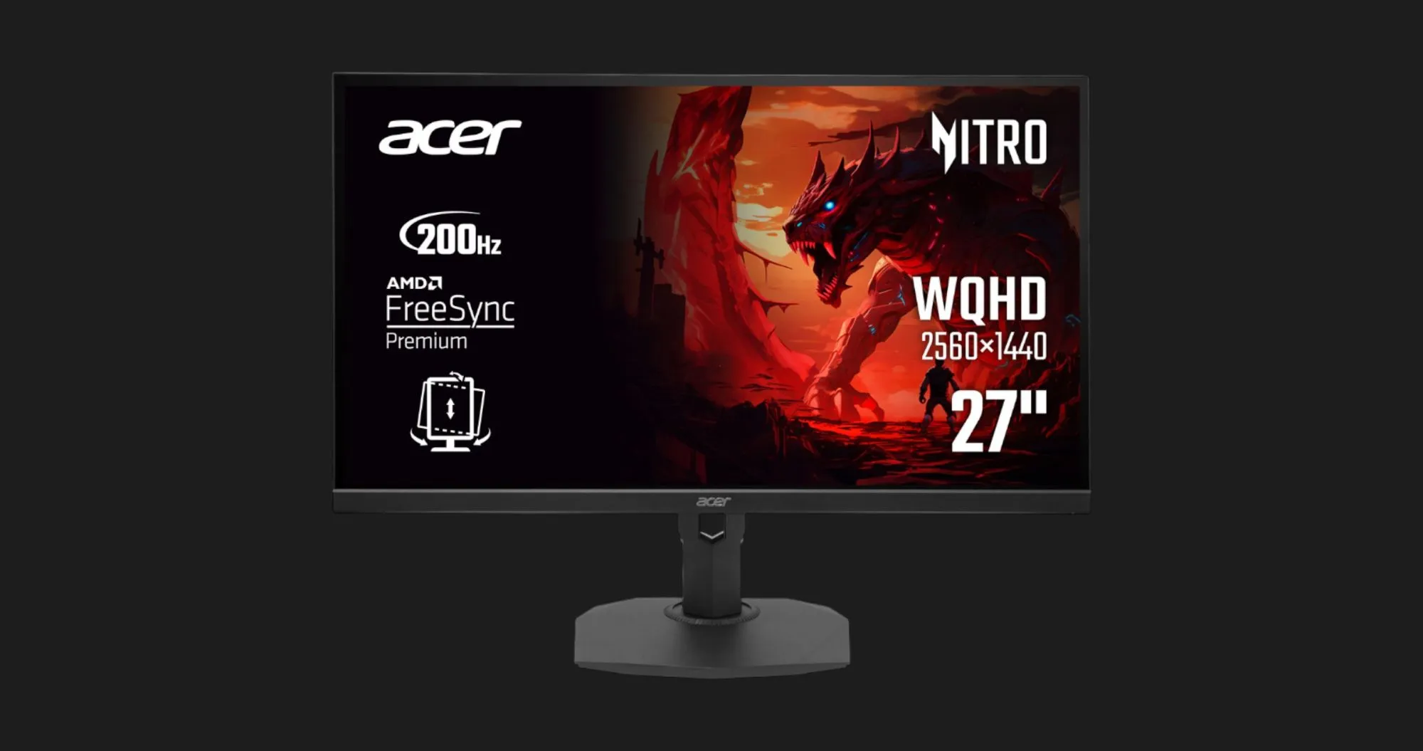 Монітор ігровий Acer 27" XF273UX1bmiiprx (UM.HX0EE.109) (UA)