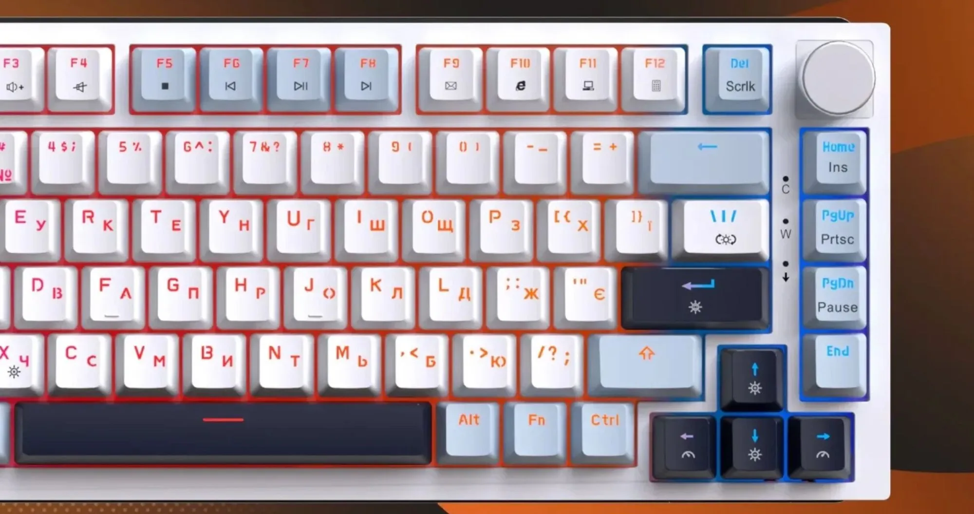 Ігрова клавіатура GamePro Genesis Warden Outemu Swith (MK160BL) (Blue) (UA)