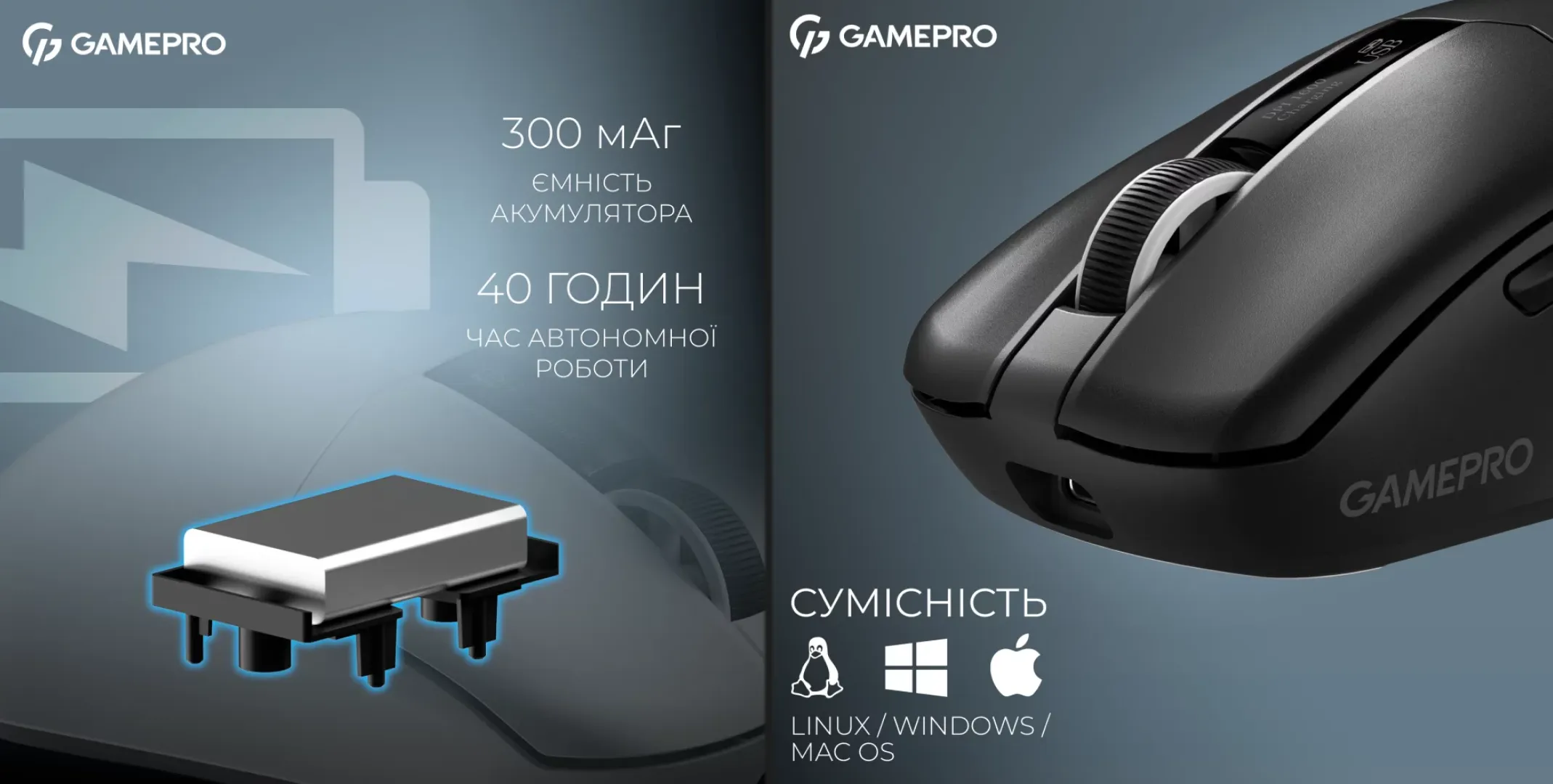 Ігрова миша GamePro Asgard Thor GM023W (White) (UA)