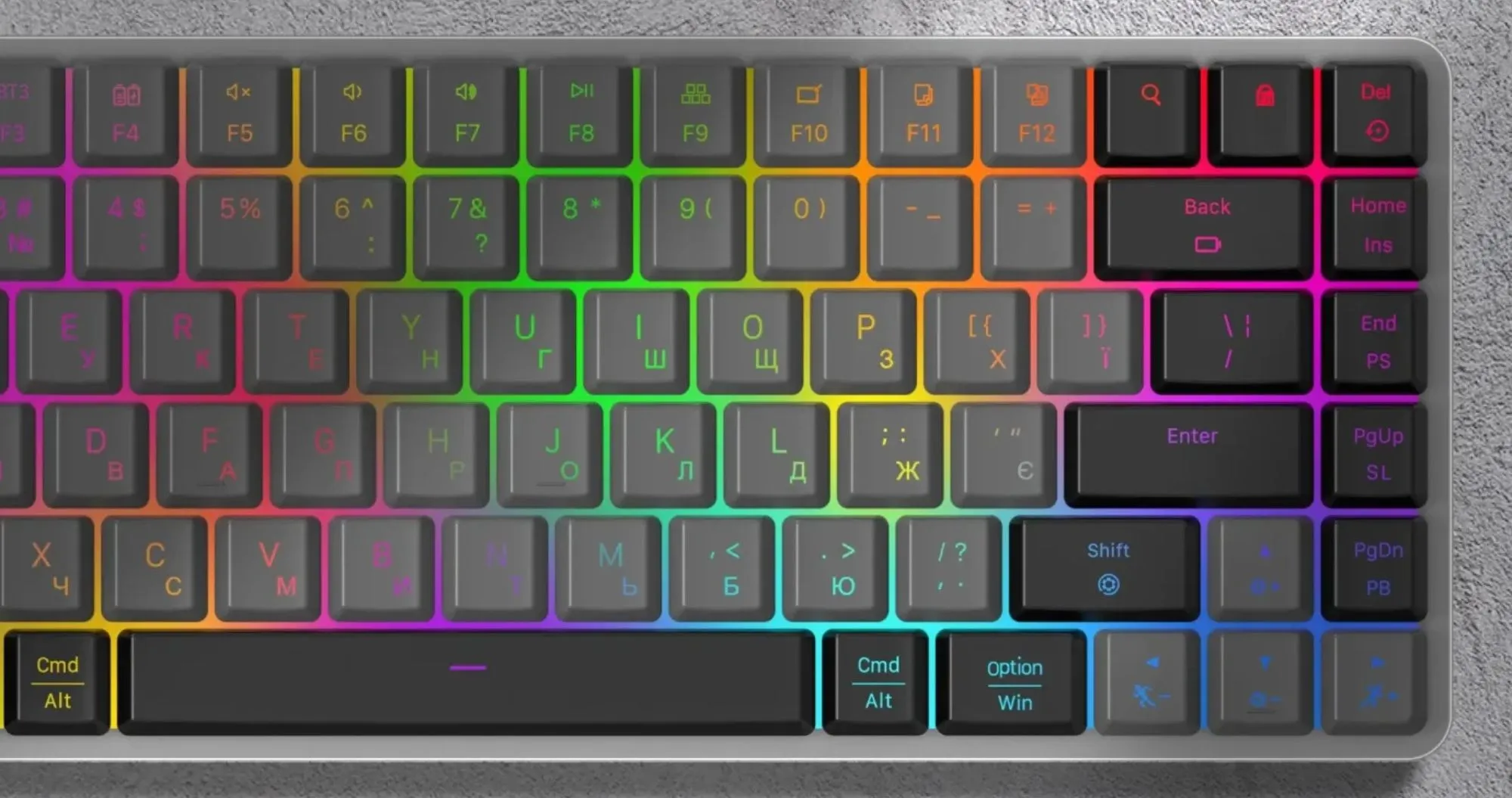 Ігрова клавіатура GamePro (Red Switch) (MK230R) (Dark Gray) (UA)