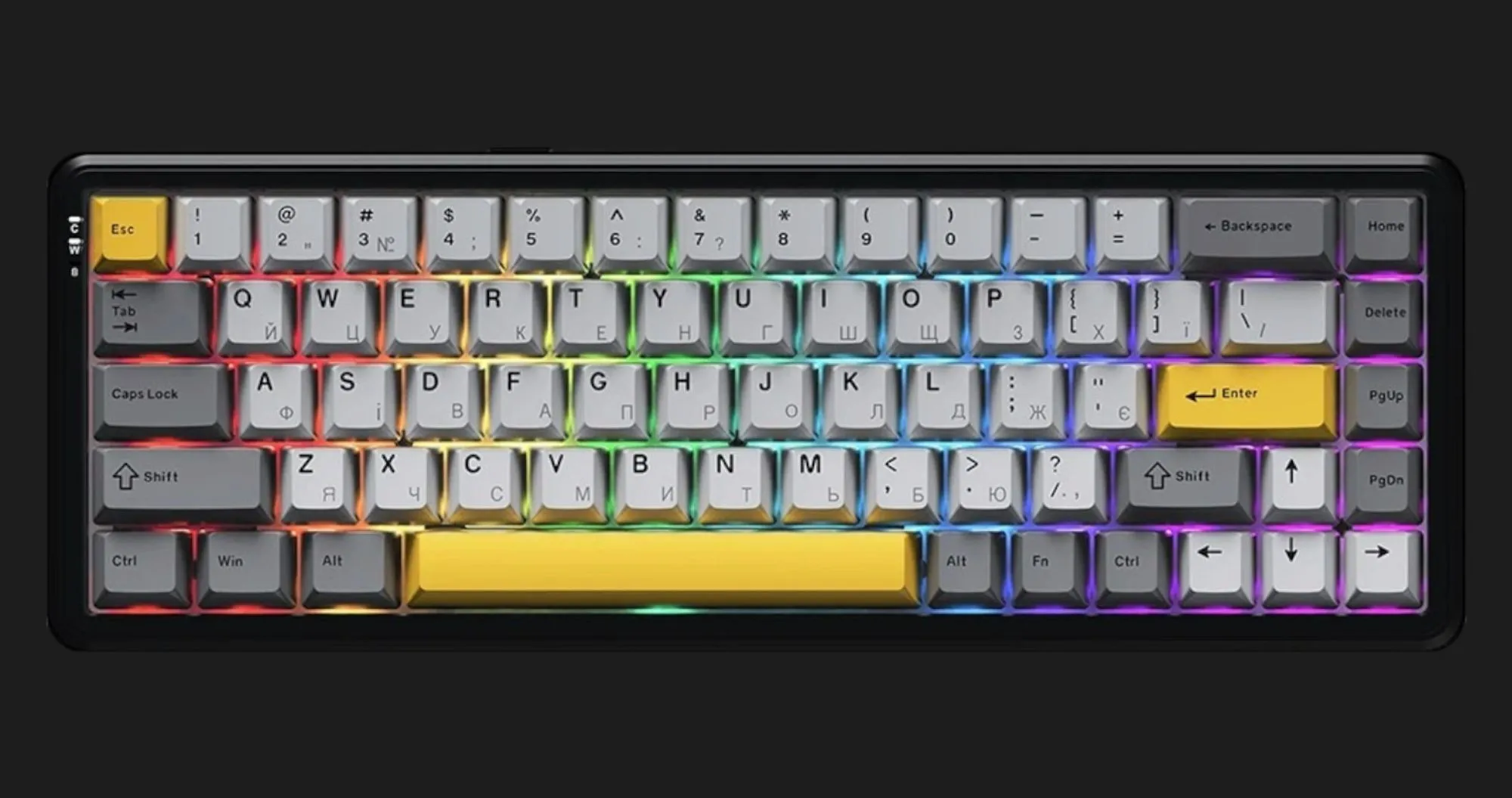 Клавіатура ігрова Ajazz (Black) (AK680-M-BGY-A) (UA)