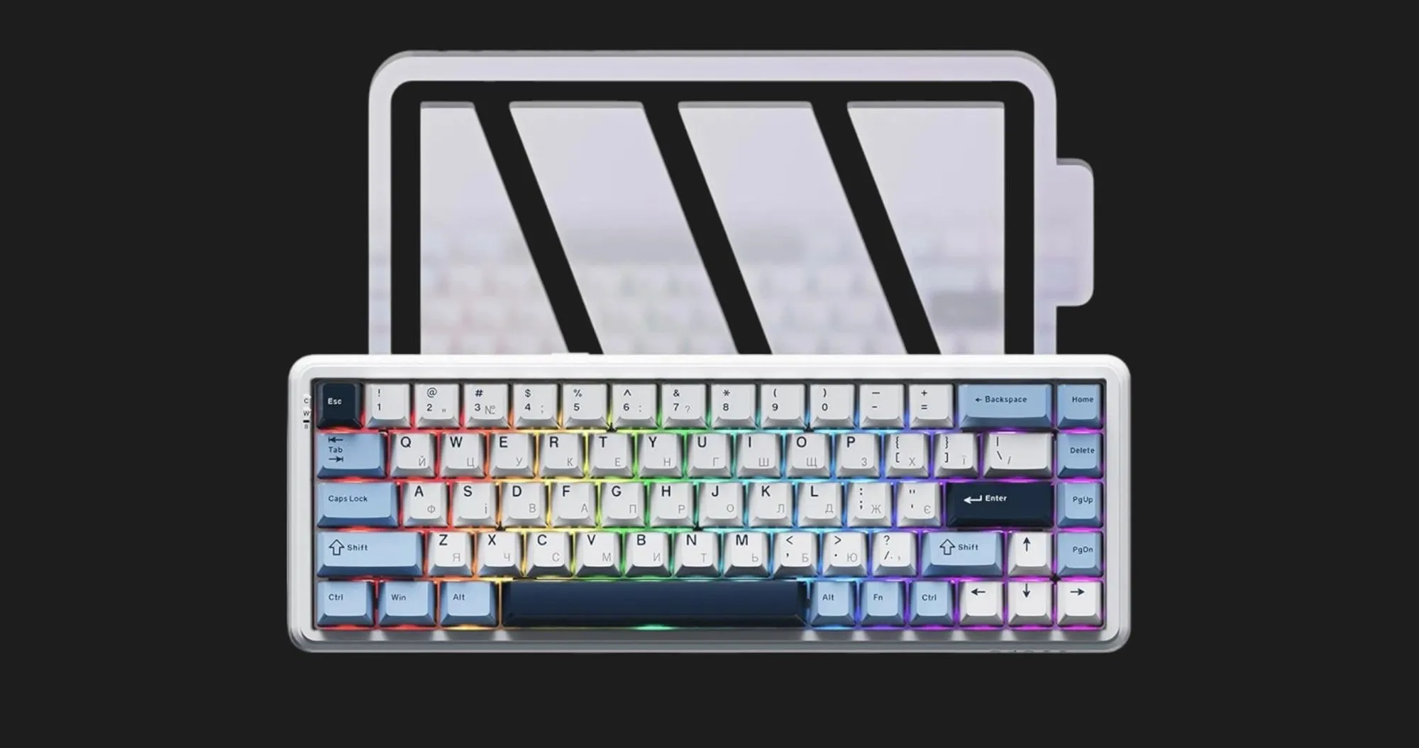 Клавиатура игровая Ajazz (White) (AK680-M-BWD-A) (UA)