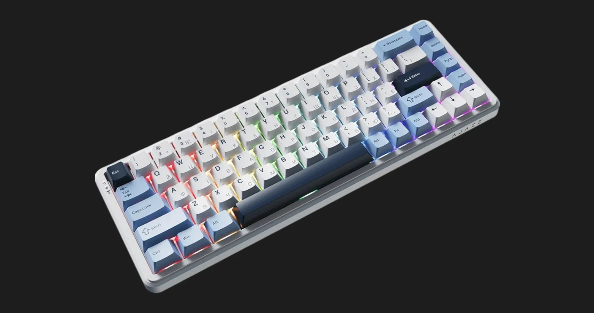 Клавіатура ігрова Ajazz (White) (AK680-M-BWD-A) (UA)