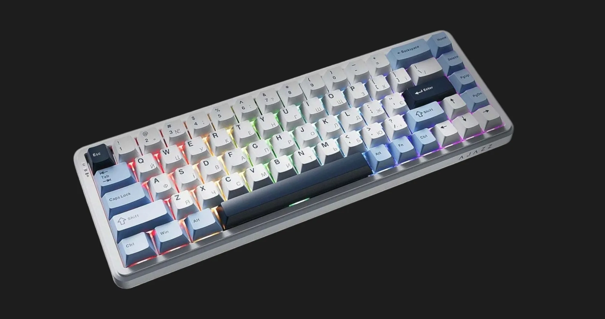 Клавіатура ігрова Ajazz (White) (AK680-M-BWD-A) (UA)