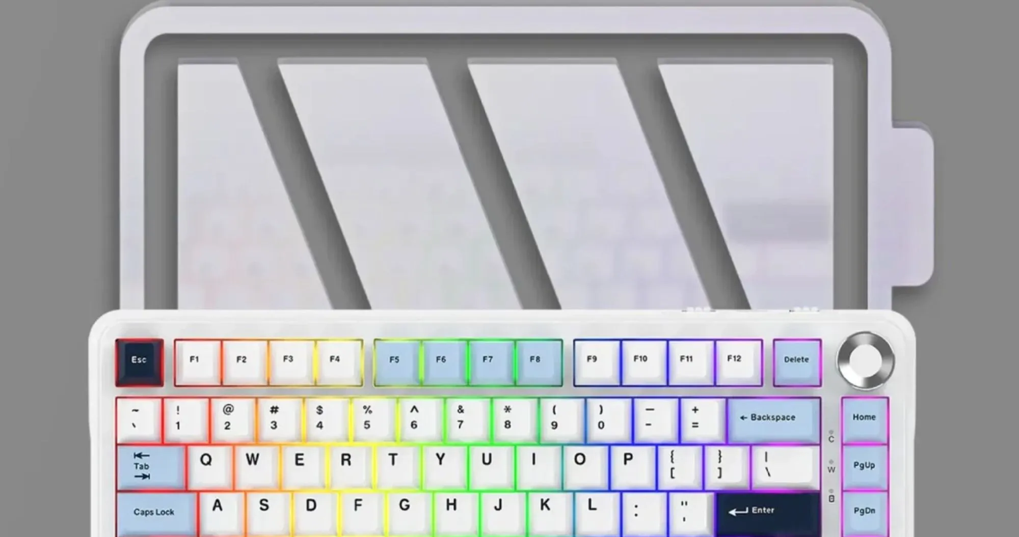 Клавиатура игровая Ajazz (White) (AK820MAX-DD-BWD) (UA)