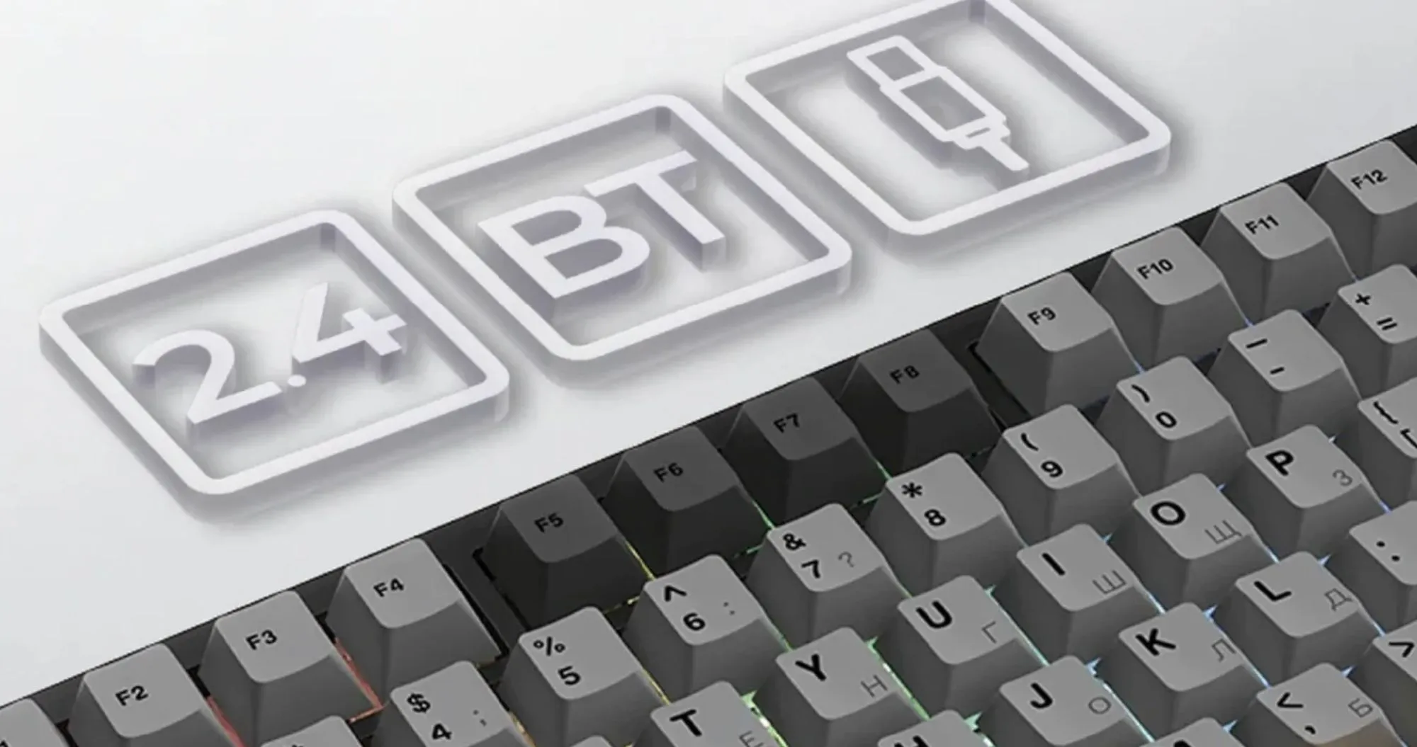 Клавіатура ігрова Ajazz (Black) (AK820MAX-DD-BGY) (UA)