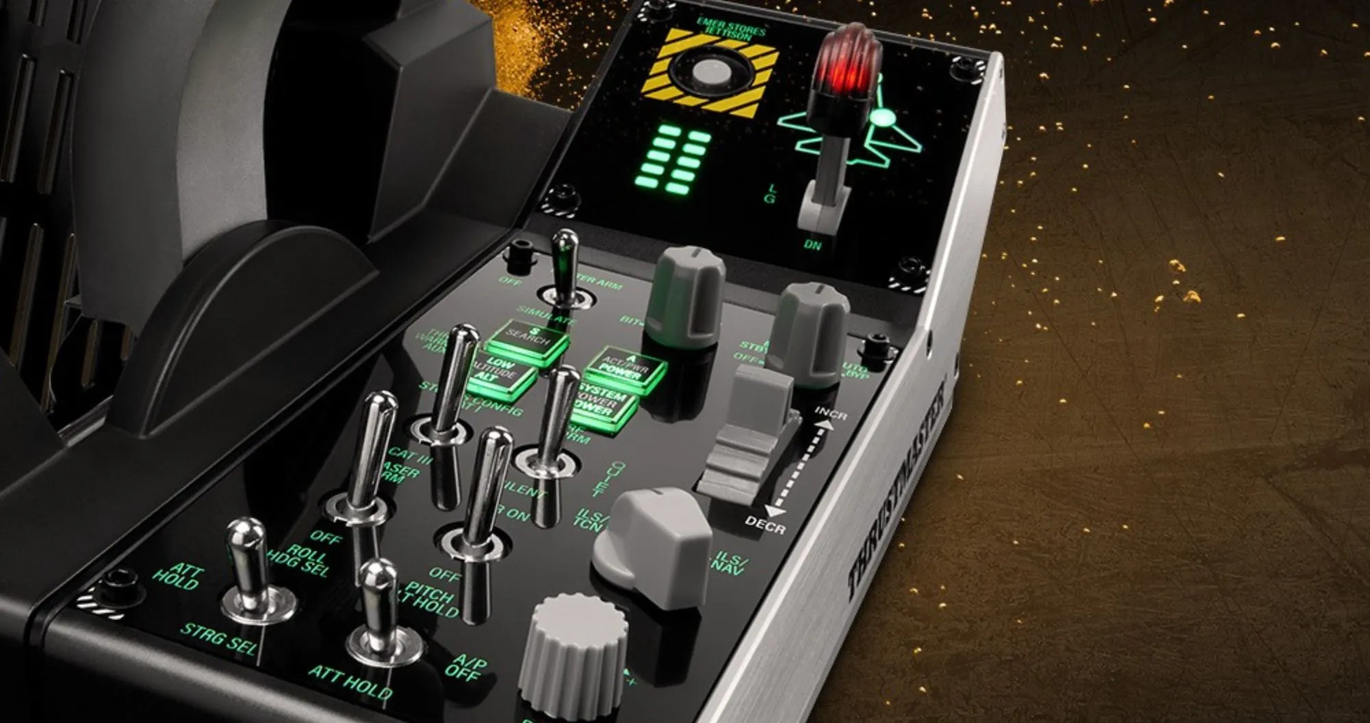 Важіль управління двигуном Thrustmaster F16 Viper TQS PC (UA)