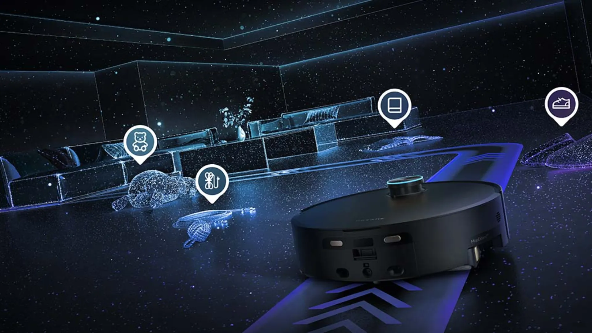 Робот-пилосос Dreame Aqua 10 Ultra Track (White) (EU)