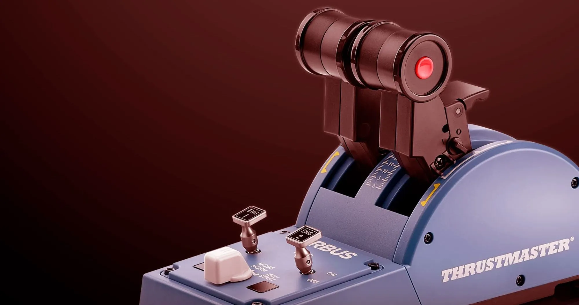 Важіль управління двигуном Thrustmaster TCA Quadrant Airbus Edition PC (UA)