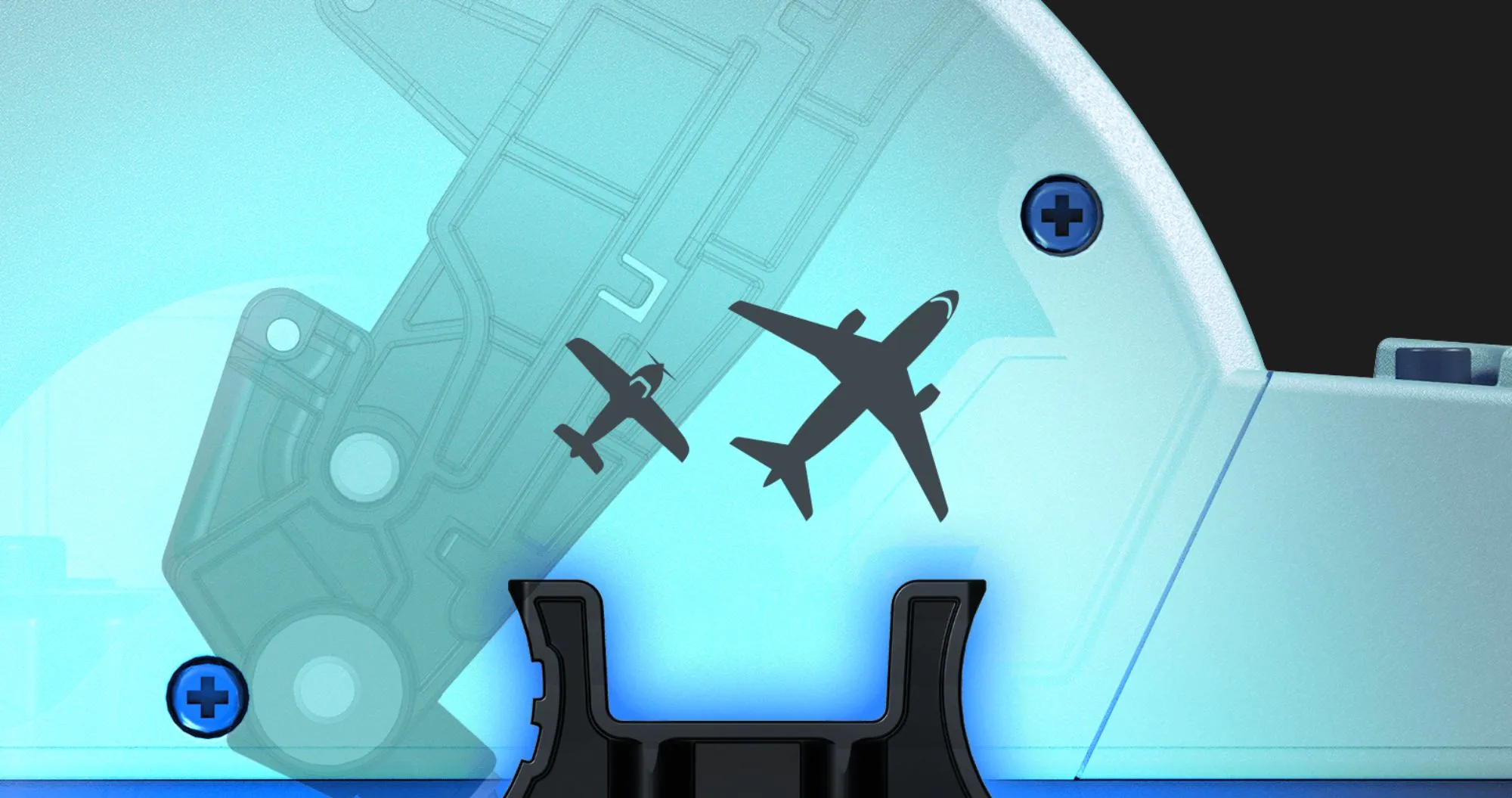 Важіль управління двигуном Thrustmaster TCA Quadrant Airbus Edition PC (UA)