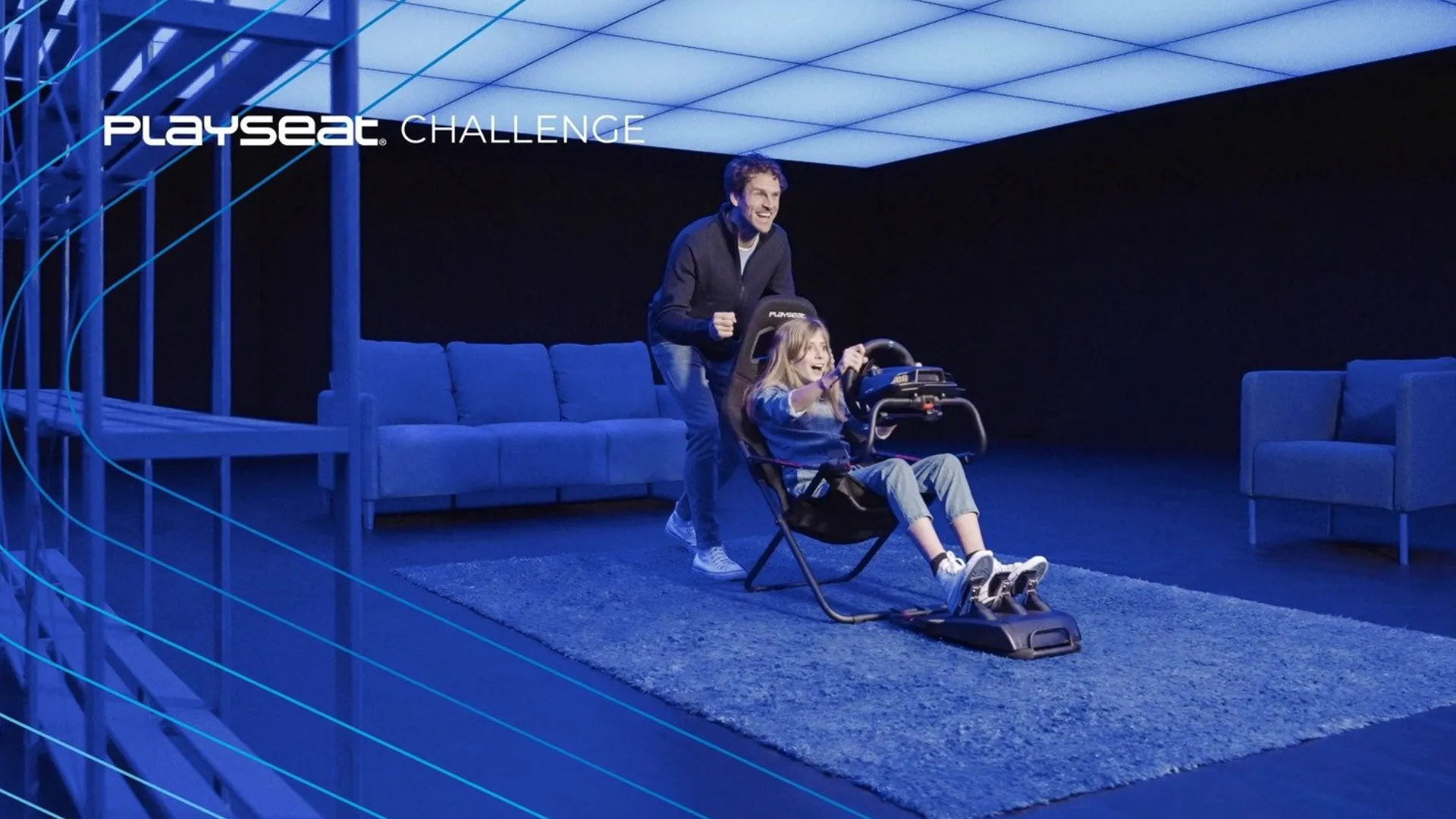 Кокпит с креплением для руля и педалей Playseat Challenge ActiFit (UA)