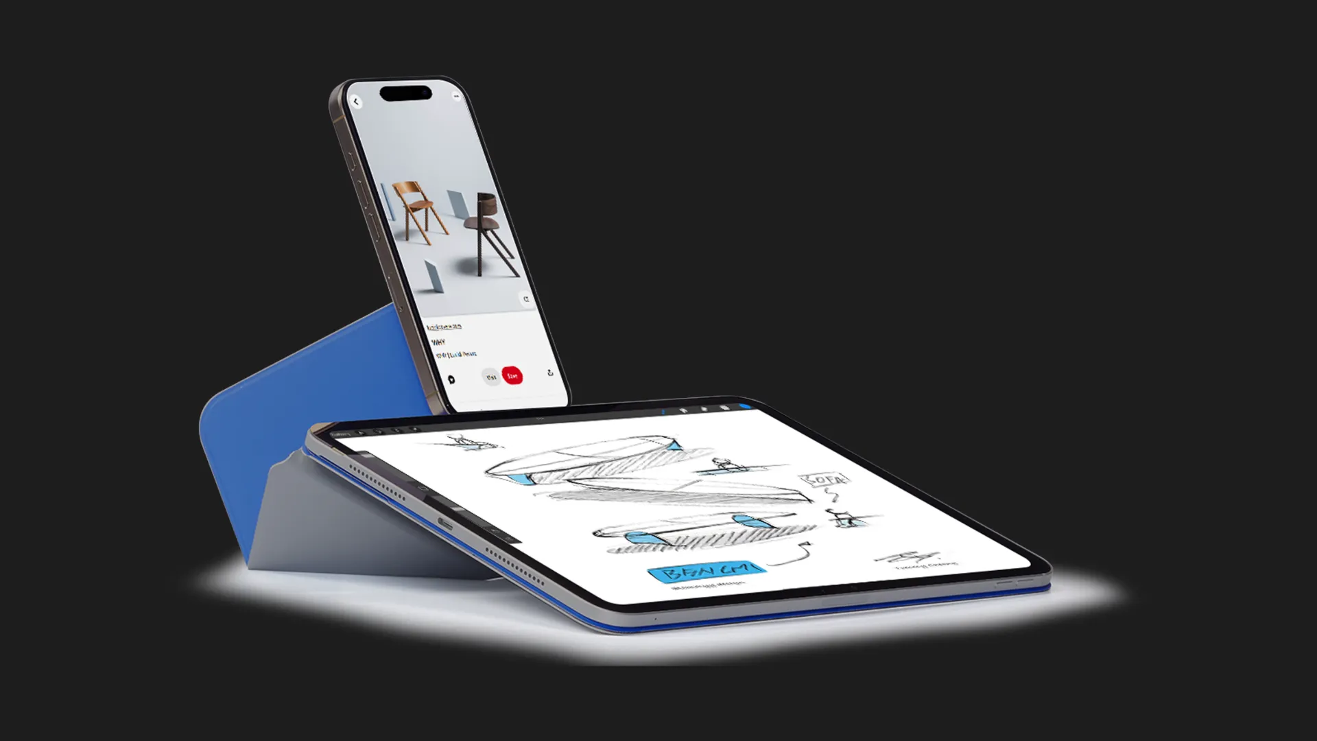 Чехол MOFT Dynamic Folio для iPad Mini 6/7 (Misty Cove)