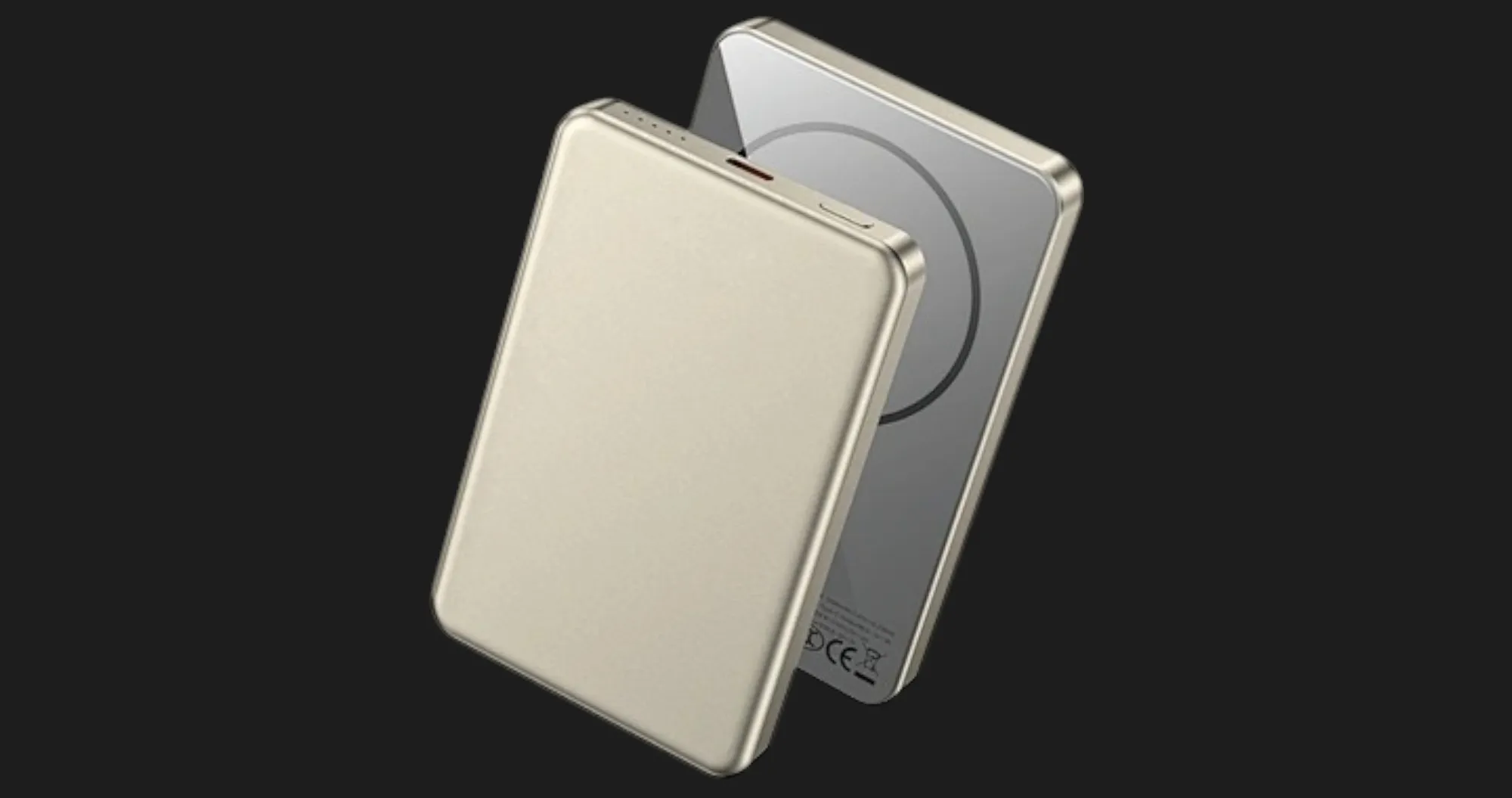 Зарядное устройство Power Bank WiWU P15 Ultra Slim 5000mAh MagSafe (Titanium Gold)