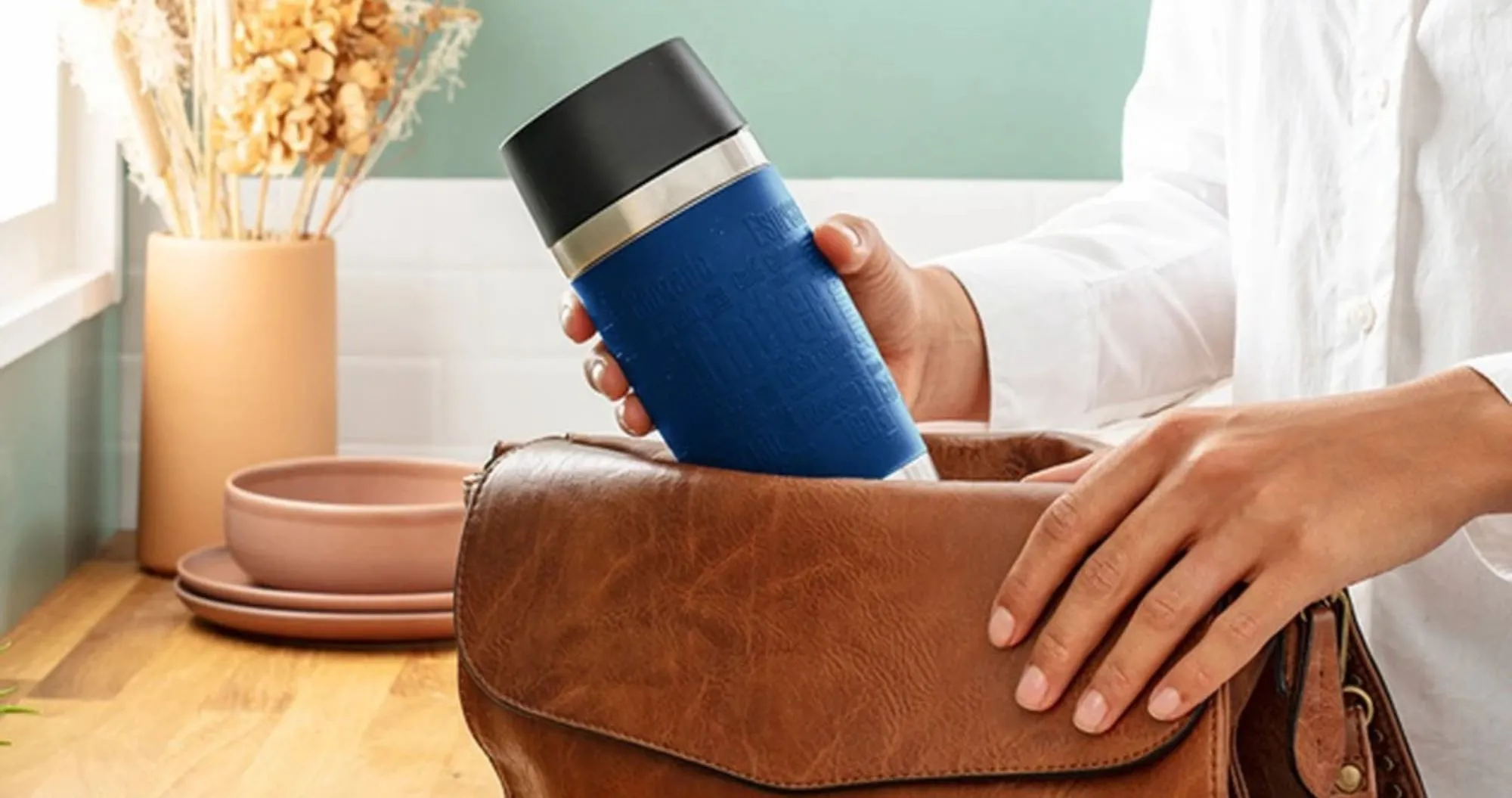 Термочашка Tefal N2020310 Travel Mug Classic Twist 0,36 (Dark Blue)