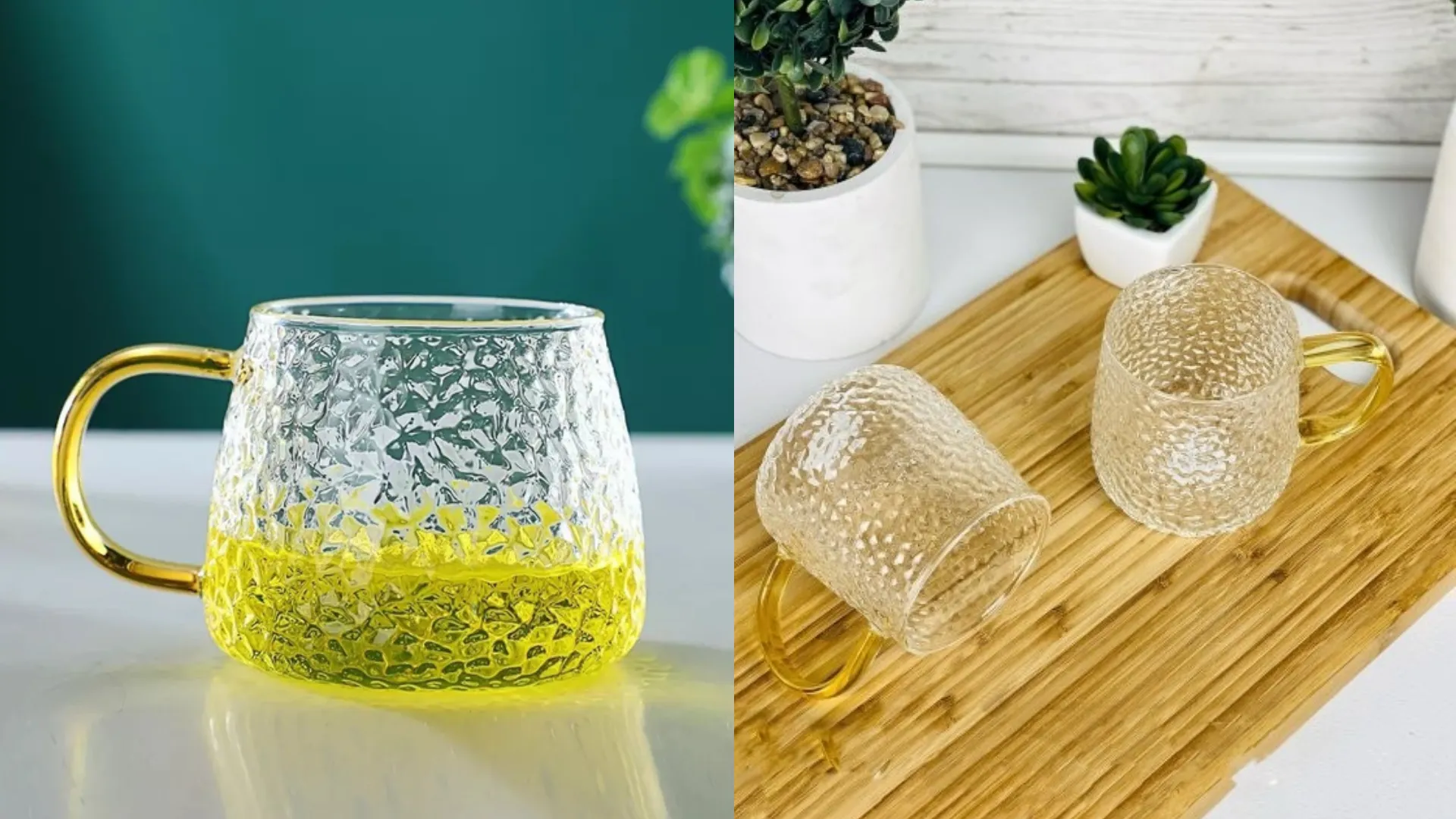 Набір чашок Ardesto Dew 350 мл 4 шт. (AR2635C)