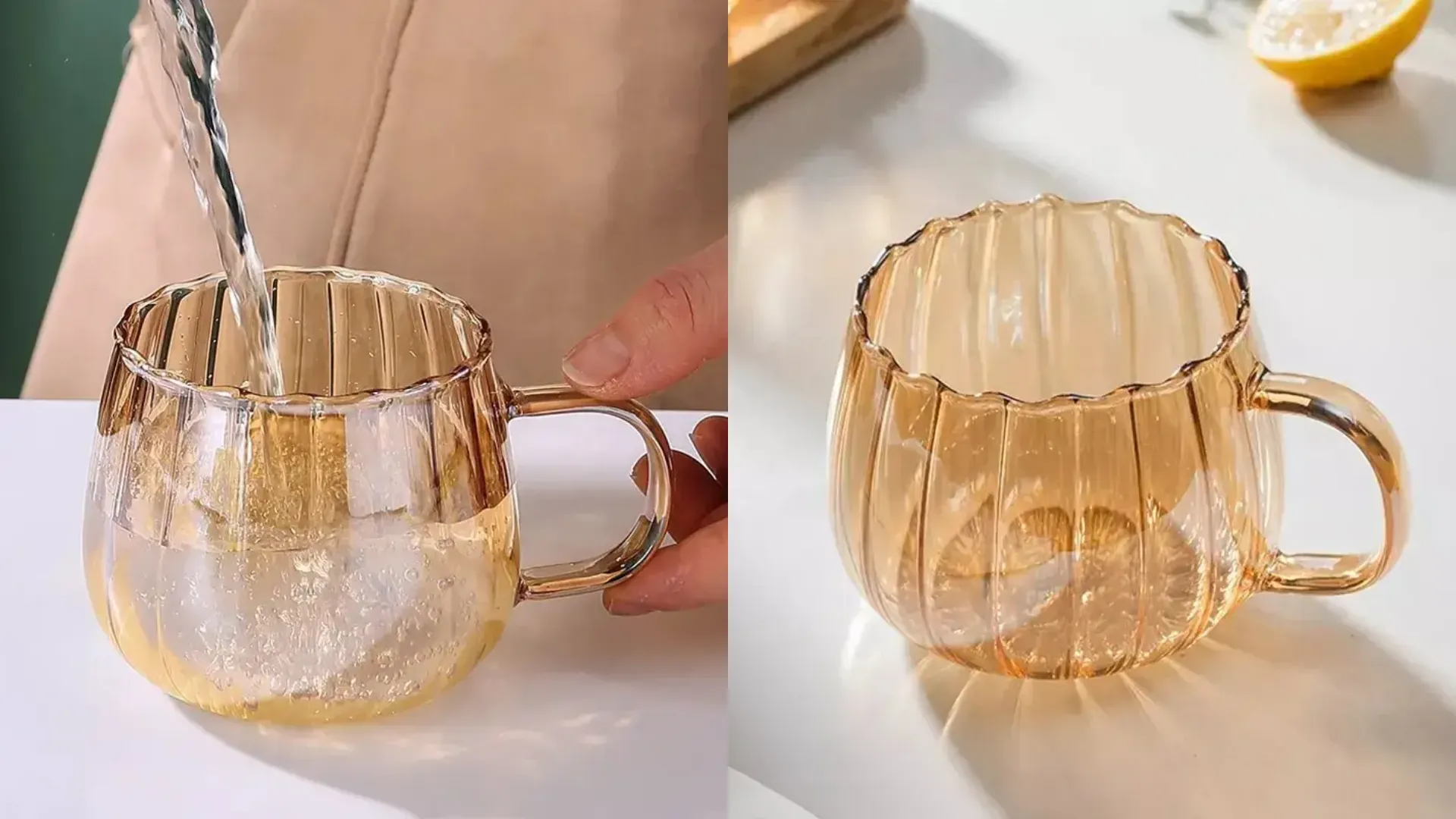 Набор чашек Ardesto Golden Moon 350 мл 2 шт. (AR2635BGG)