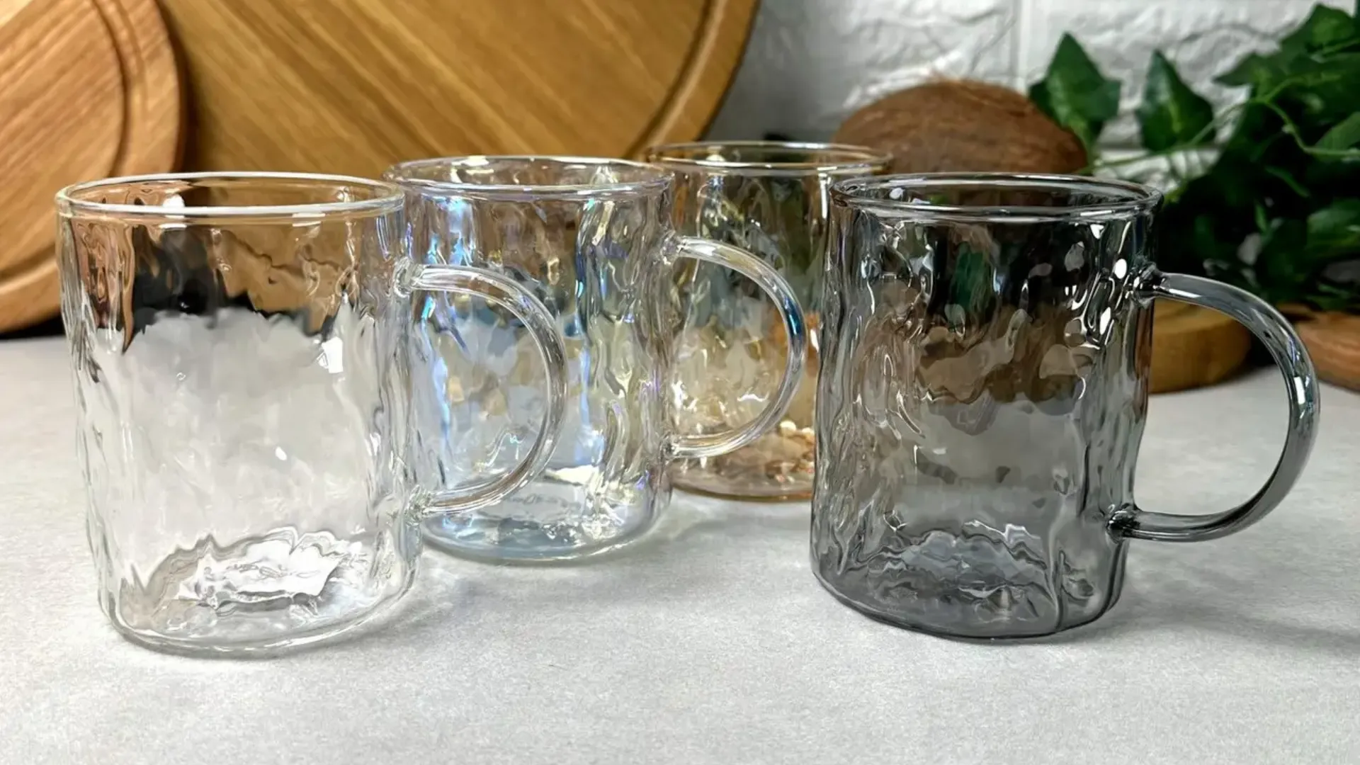 Набір чашок Ardesto Shine 260 мл 2 шт. (AR2626GS) (Gold)