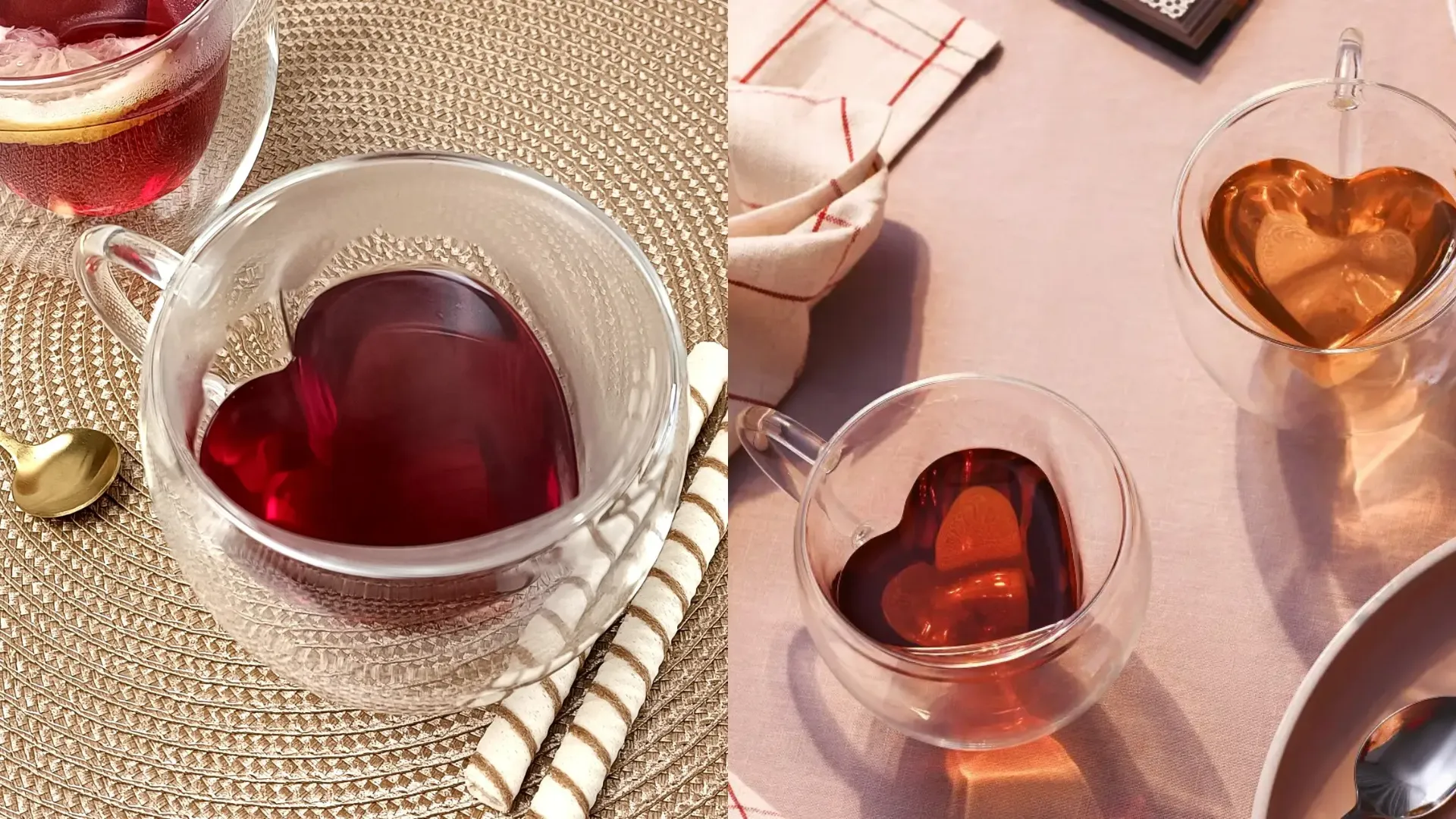 Набір чашок з ручками та подвійними стінками Ardesto 300 мл 2 шт. (AR2630GHL)