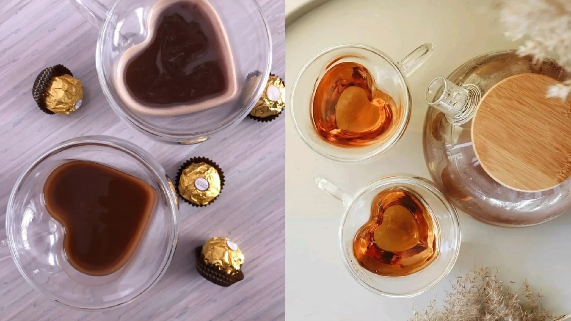 Набір чашок з ручками та подвійними стінками Ardesto 300 мл 2 шт. (AR2630GHL)