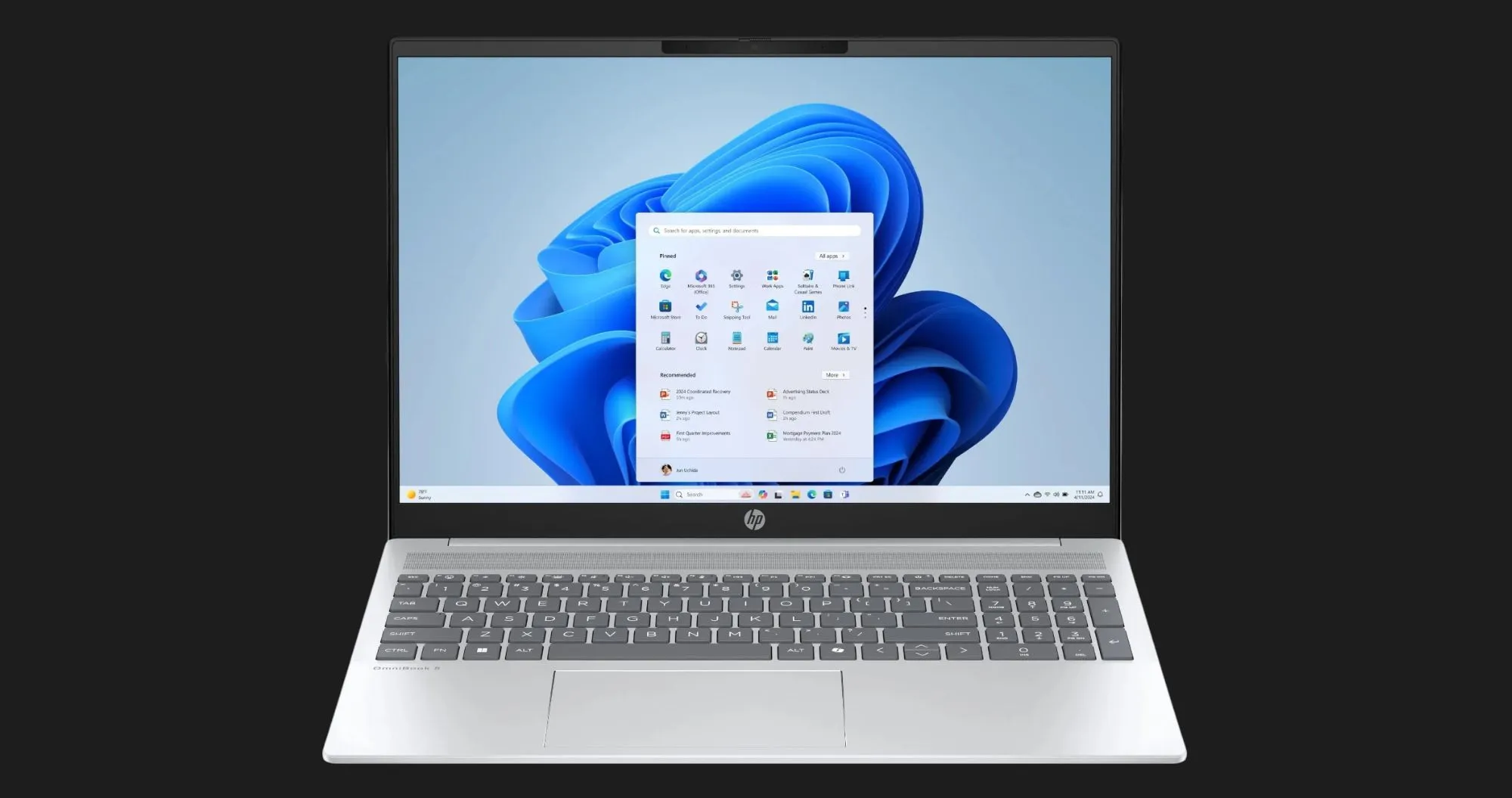 Ноутбук HP OmniBook 5 16-bc1052wm 16" (AMD Ryzen 5/8GB/512GB (SSD)/AMD Radeon 740M) (B5PB5UA) (Standard)