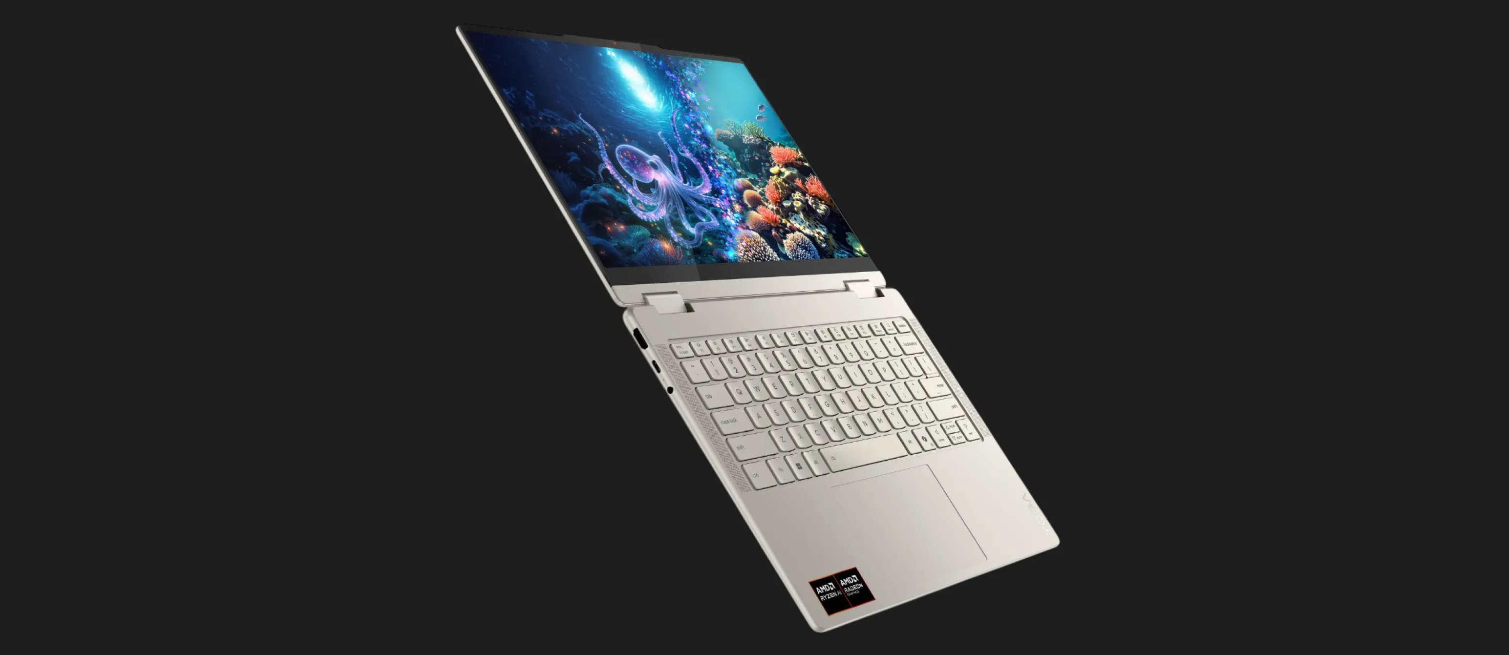 Ноутбук Lenovo Yoga 7 14AKP10 2-in1 14" (AMD Ryzen AI 7/32GB/512GB (SSD)/AMD Radeon 860M) (83JR005XPB) (Standard)