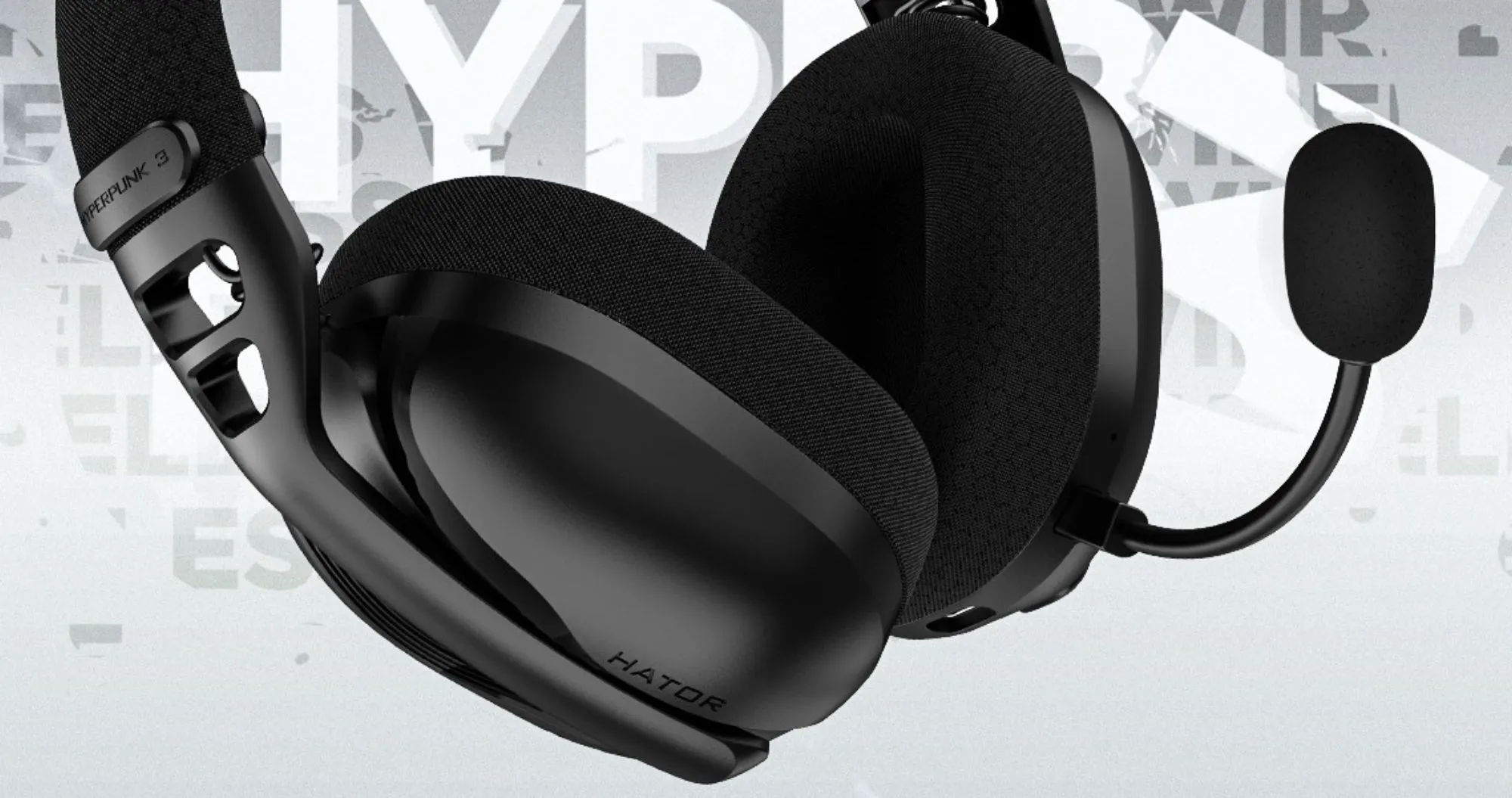 Ігрова гарнітура Hator Hyperpunk 3X Hi-Res Wireless (Black) (ESH14) (UA)