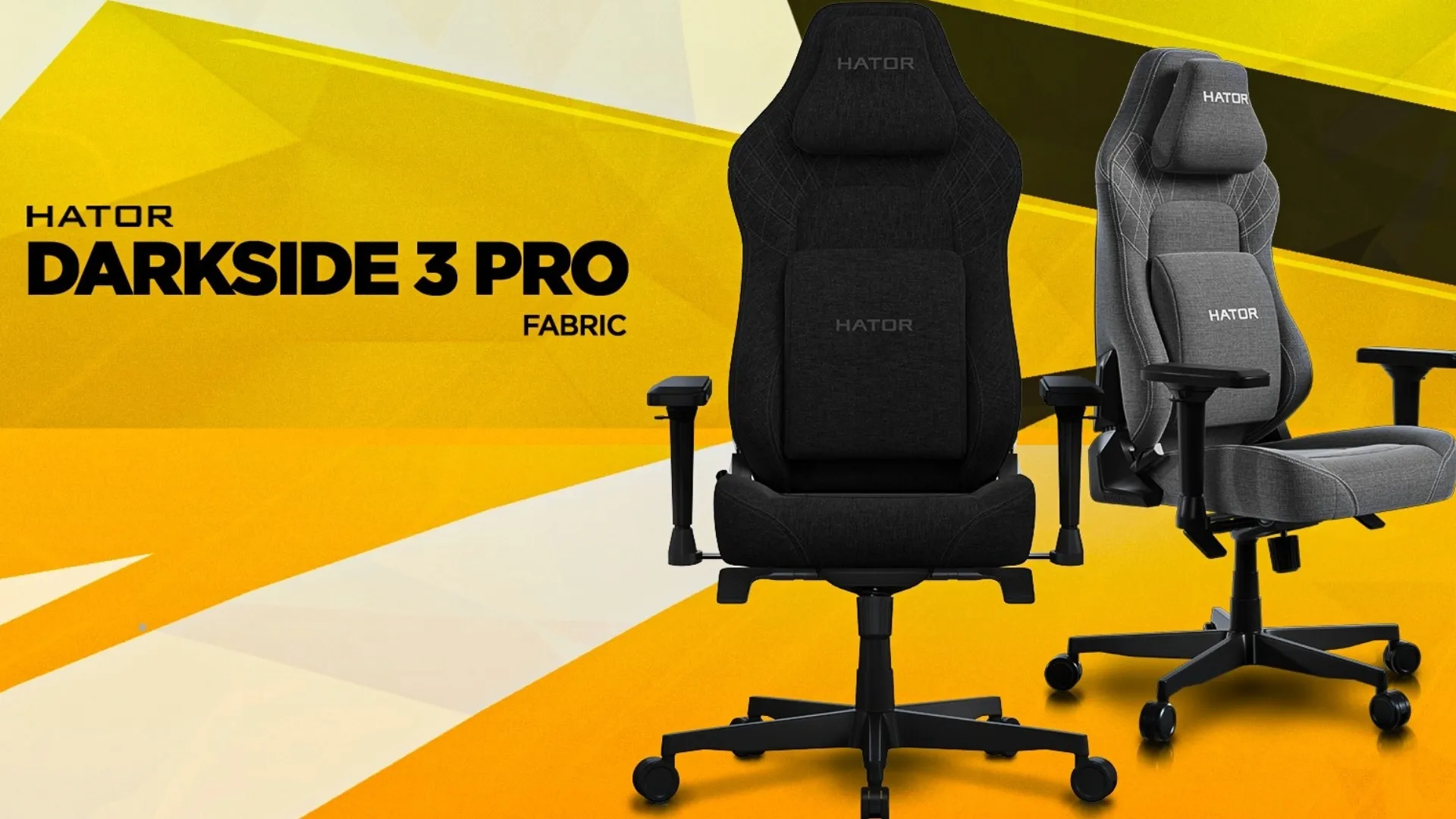 Кресло для геймеров HATOR Darkside 3L PRO Fabric (HTC3210L) (Black) (UA)