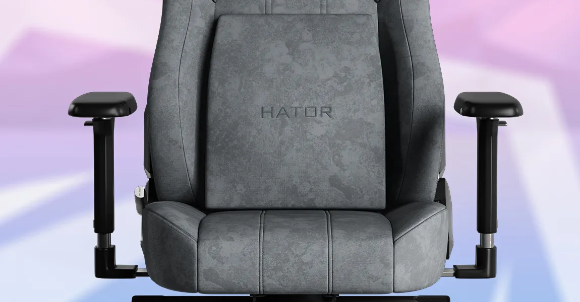 Кресло для геймеров HATOR Arc 3 XL Velour (HTC3440XL) (Gray) (UA)