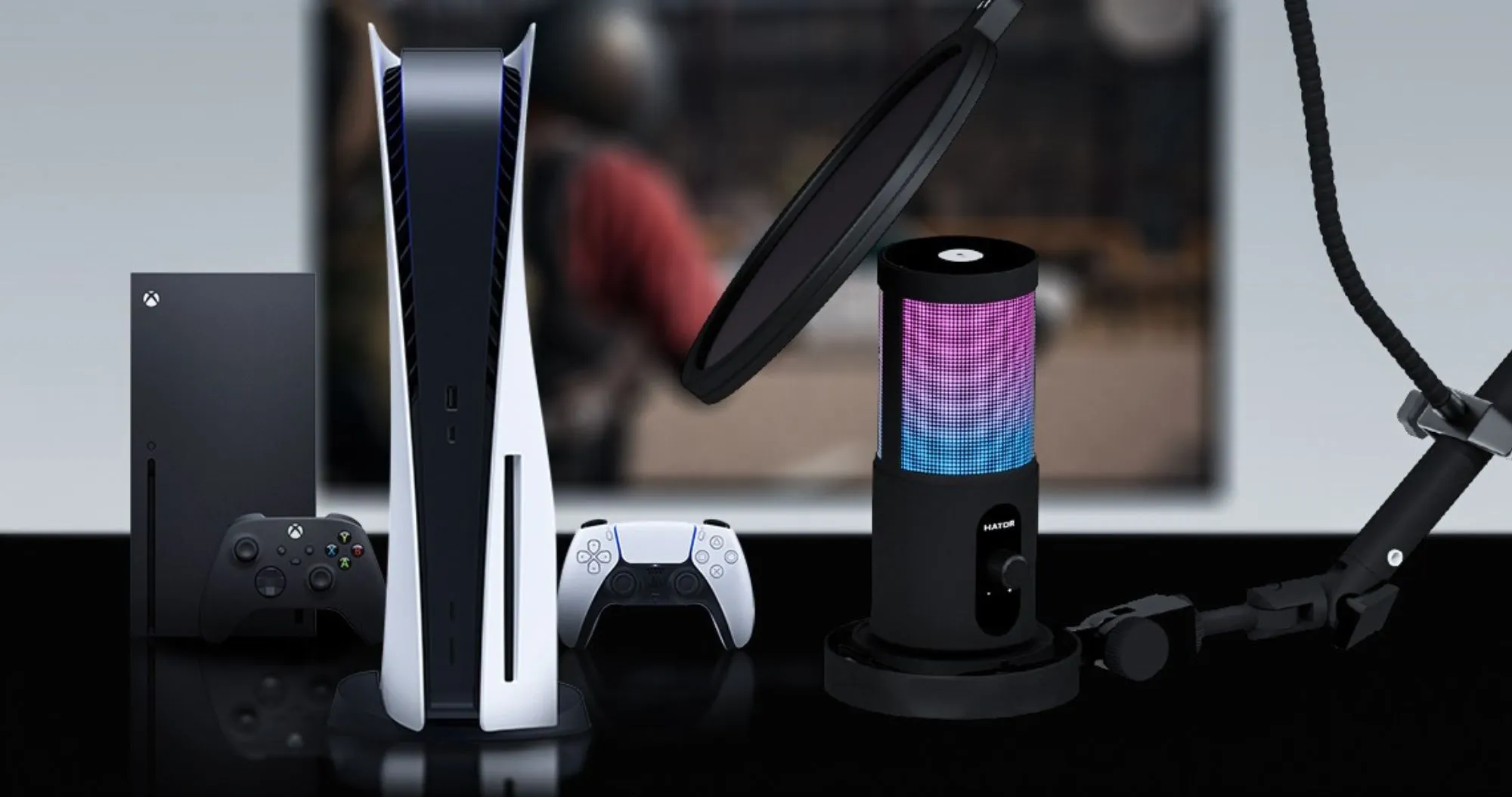 Микрофон Hator Signify RGB PRO+ (HTA-516) (UA)