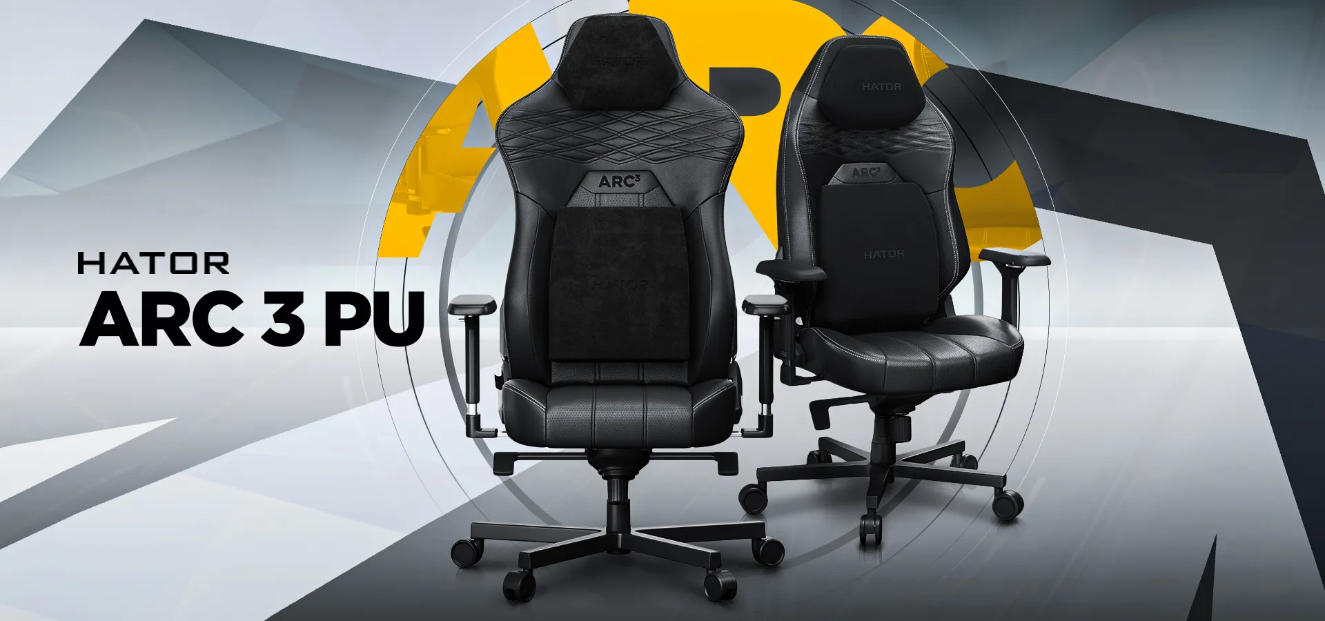 Кресло для геймеров HATOR Arc 3L PU (HTC3400L) (Black) (UA)