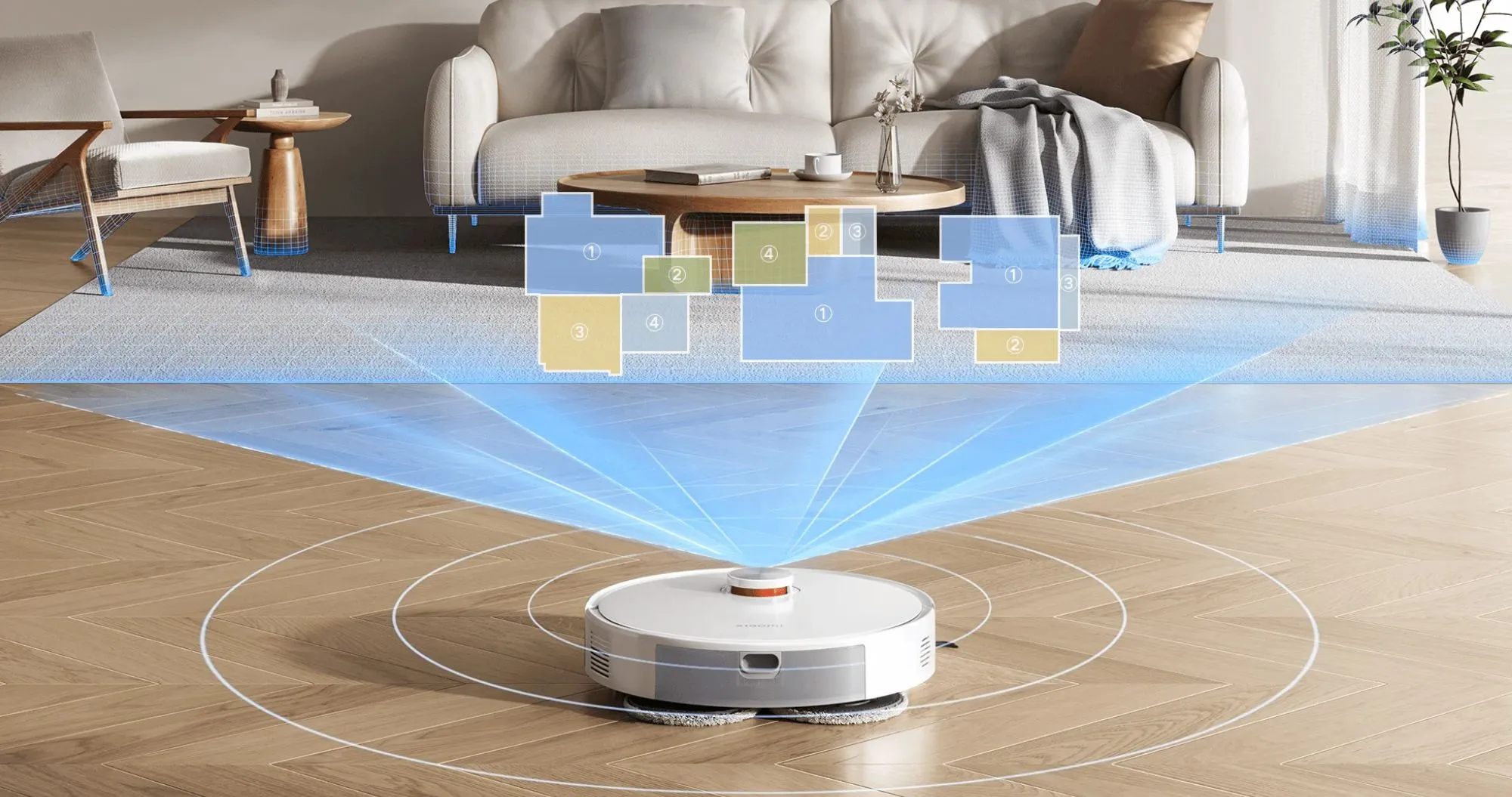 Робот-пилосос Xiaomi Robot Vacuum S40 Pro (White) (EU)