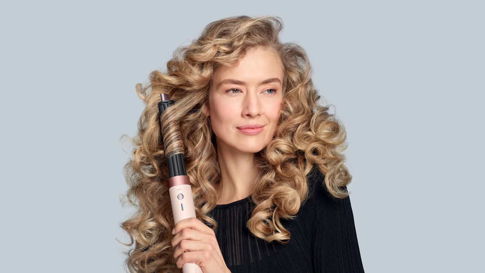 Довга циліндрична насадка Dyson Airwrap Co-anda2x Curling Barrel - 30mm (Black/Jasper Plum)