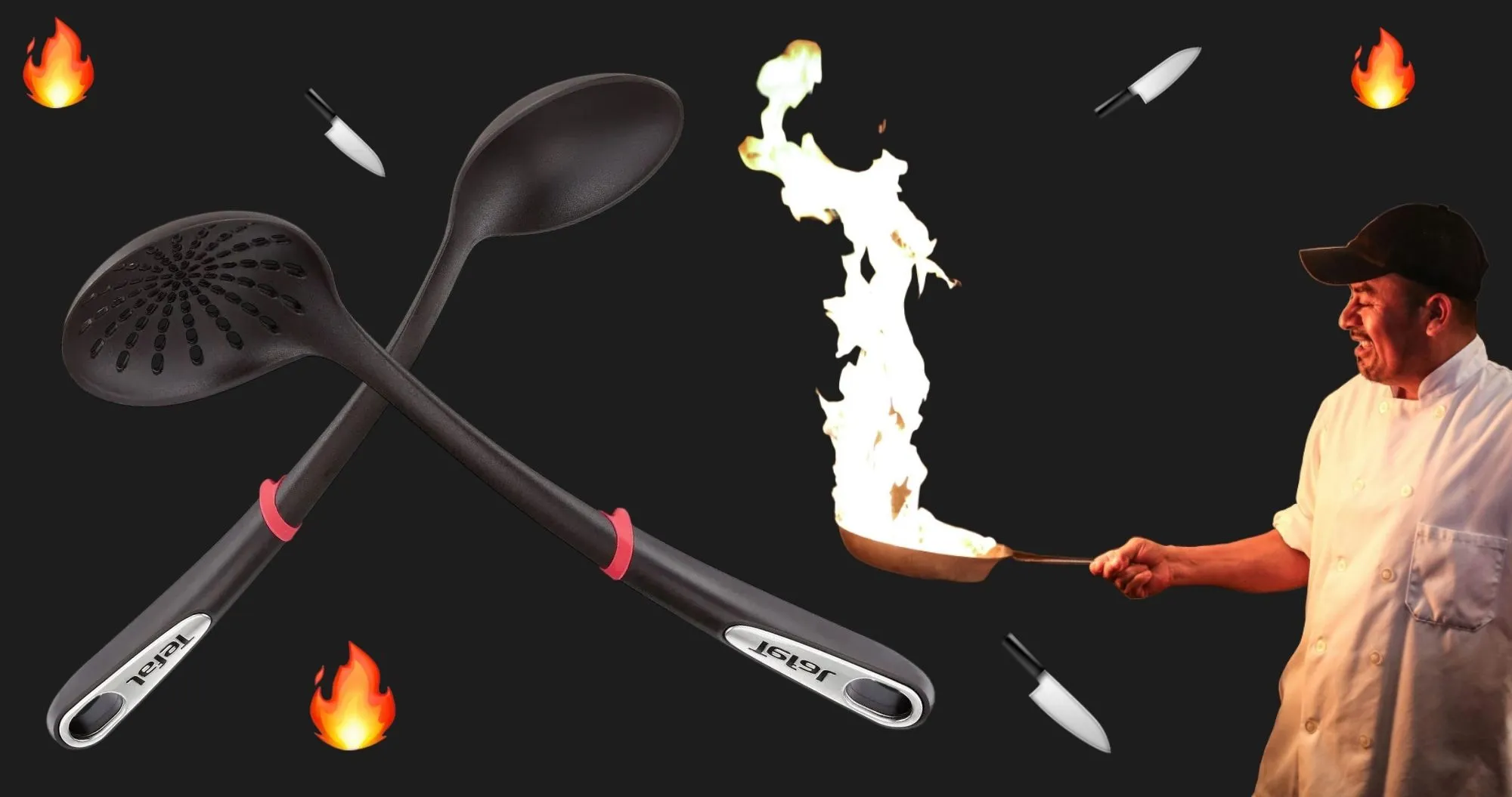 Набор кухонных аксессуаров Tefal Ingenio 4шт