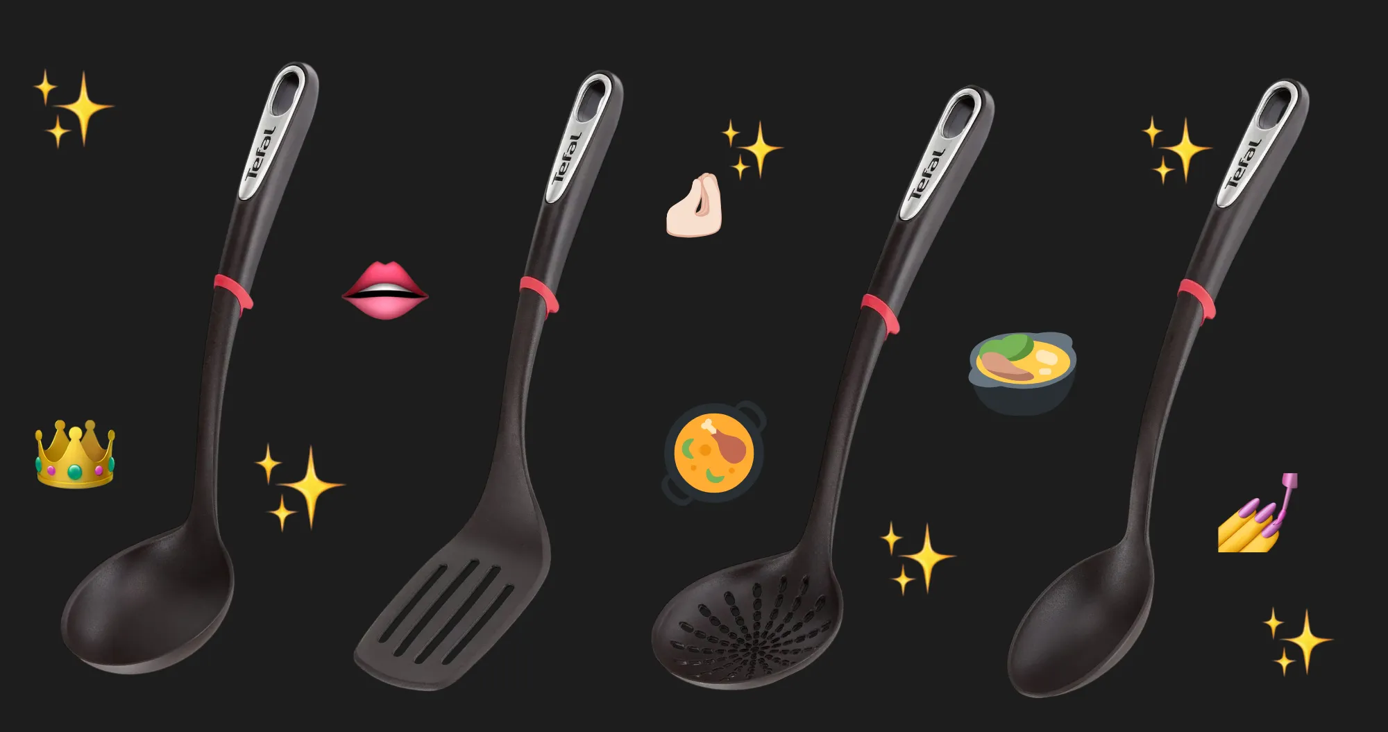 Набор кухонных аксессуаров Tefal Ingenio 4шт