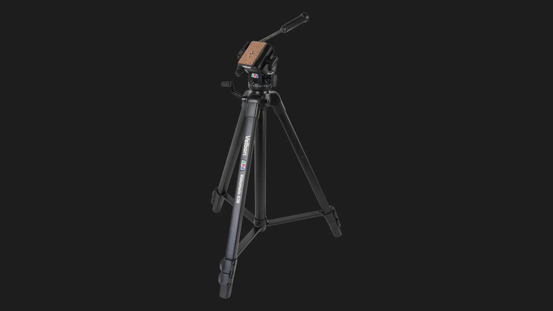 Штатив Velbon Videomate 638/F для цифрових фотокамер (Black)