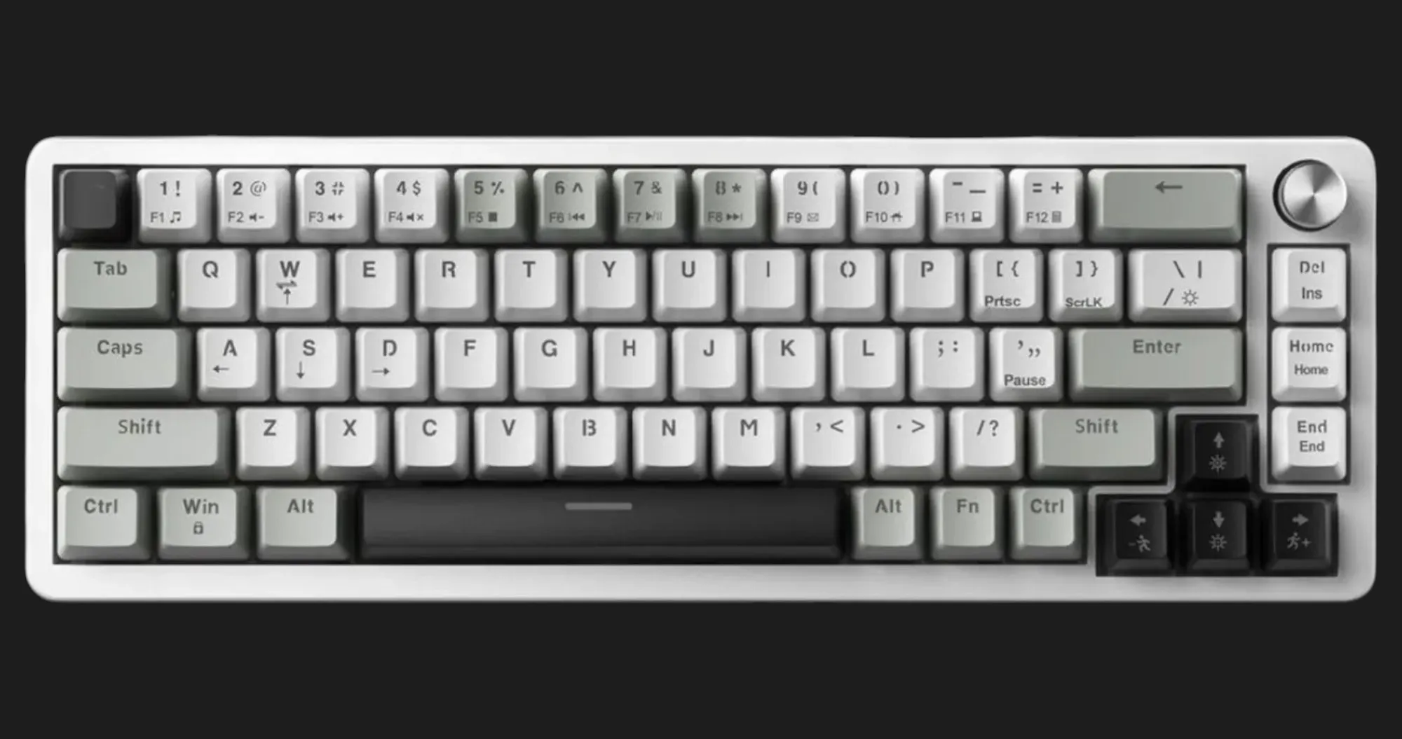 Ігрова клавіатура Gamepro Genesis  Silverlight (MK116) (White) (UA)