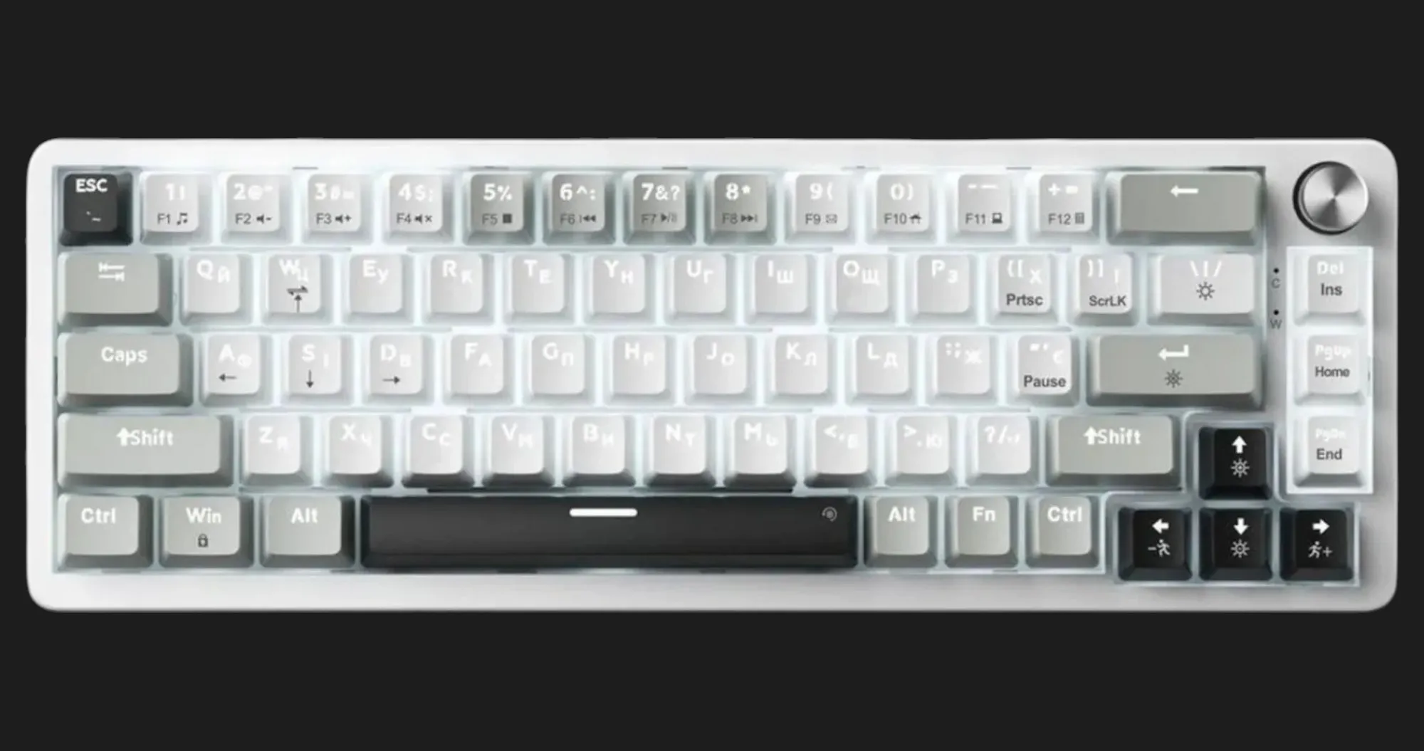 Ігрова клавіатура Gamepro Genesis  Silverlight (MK116) (White) (UA)