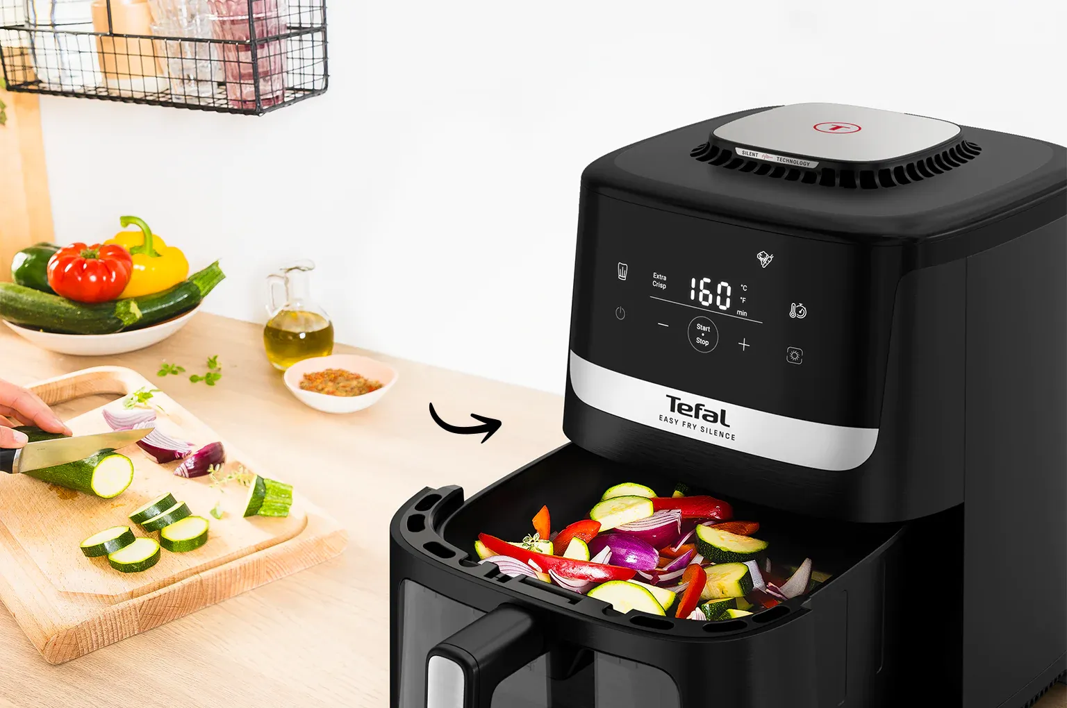 Мультипіч Tefal Easy Fry Silence Vision XL EY5568E0 (Standard)