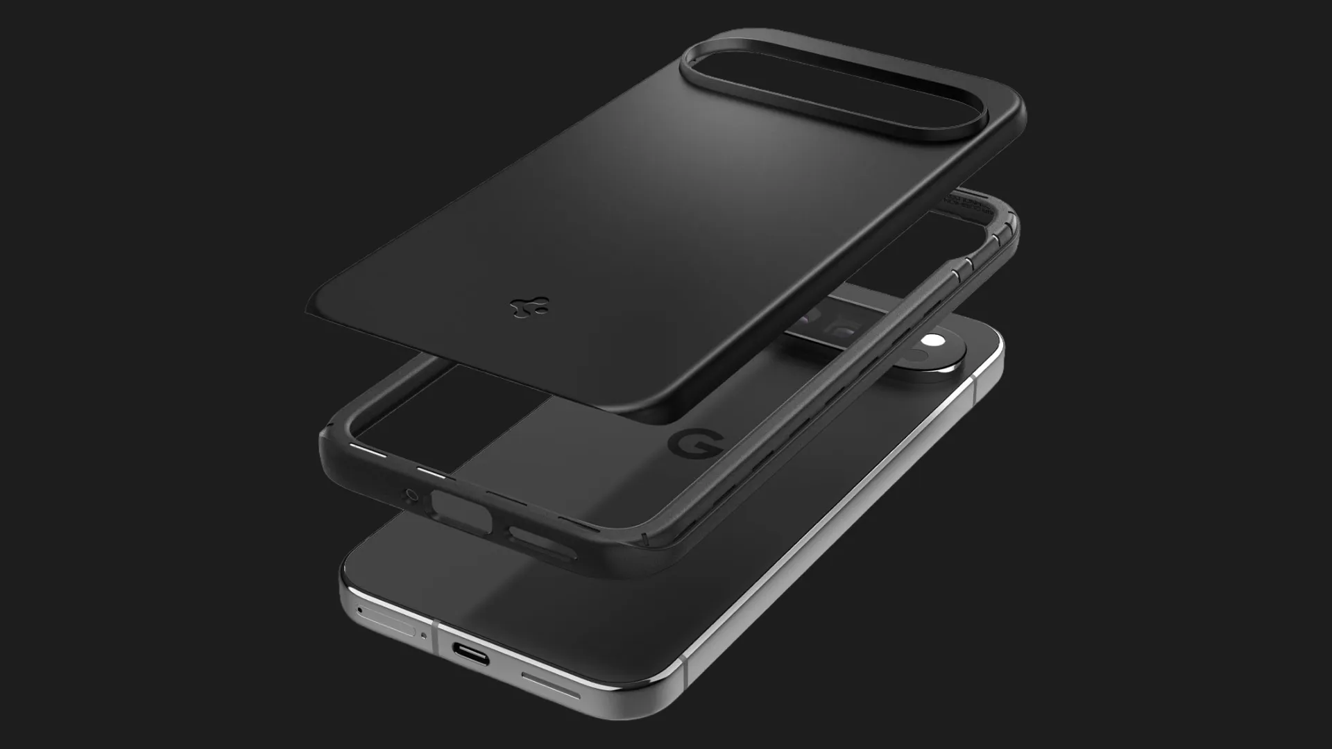 Чехол Spigen Thin Fit для Google Pixel 8 Pro (Mute Blue)