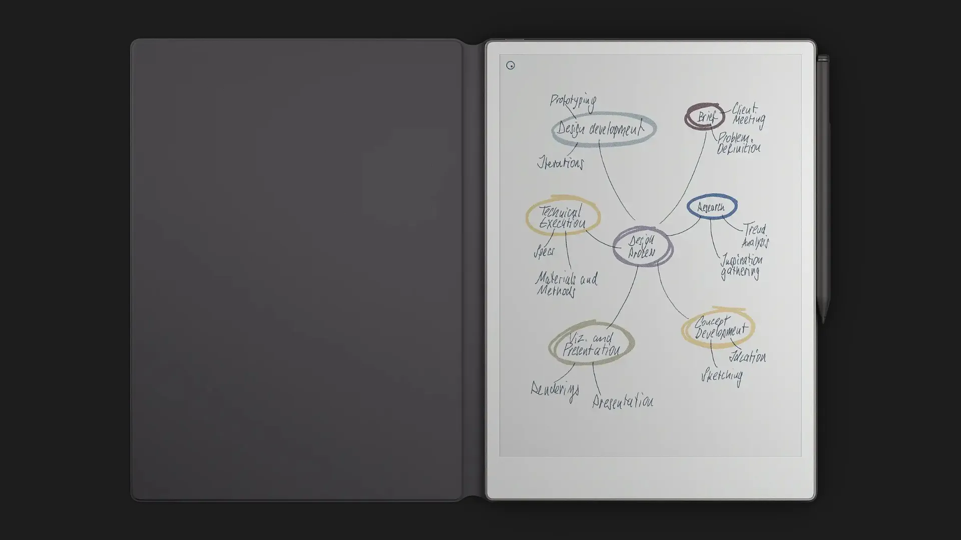 Оригинальная чехол-клавиатура Type Folio для reMarkable Paper Pro (Basalt)