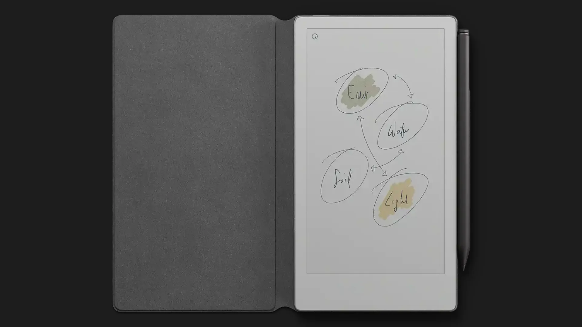 Оригинальный чехол Book Folio для reMarkable Paper Pro Move Premium leather (Black)