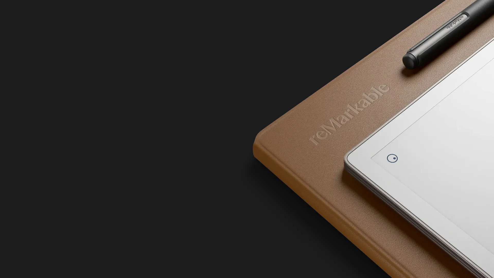 Оригінальний чохол Book Folio для reMarkable Paper Pro Premium Leather (Black)