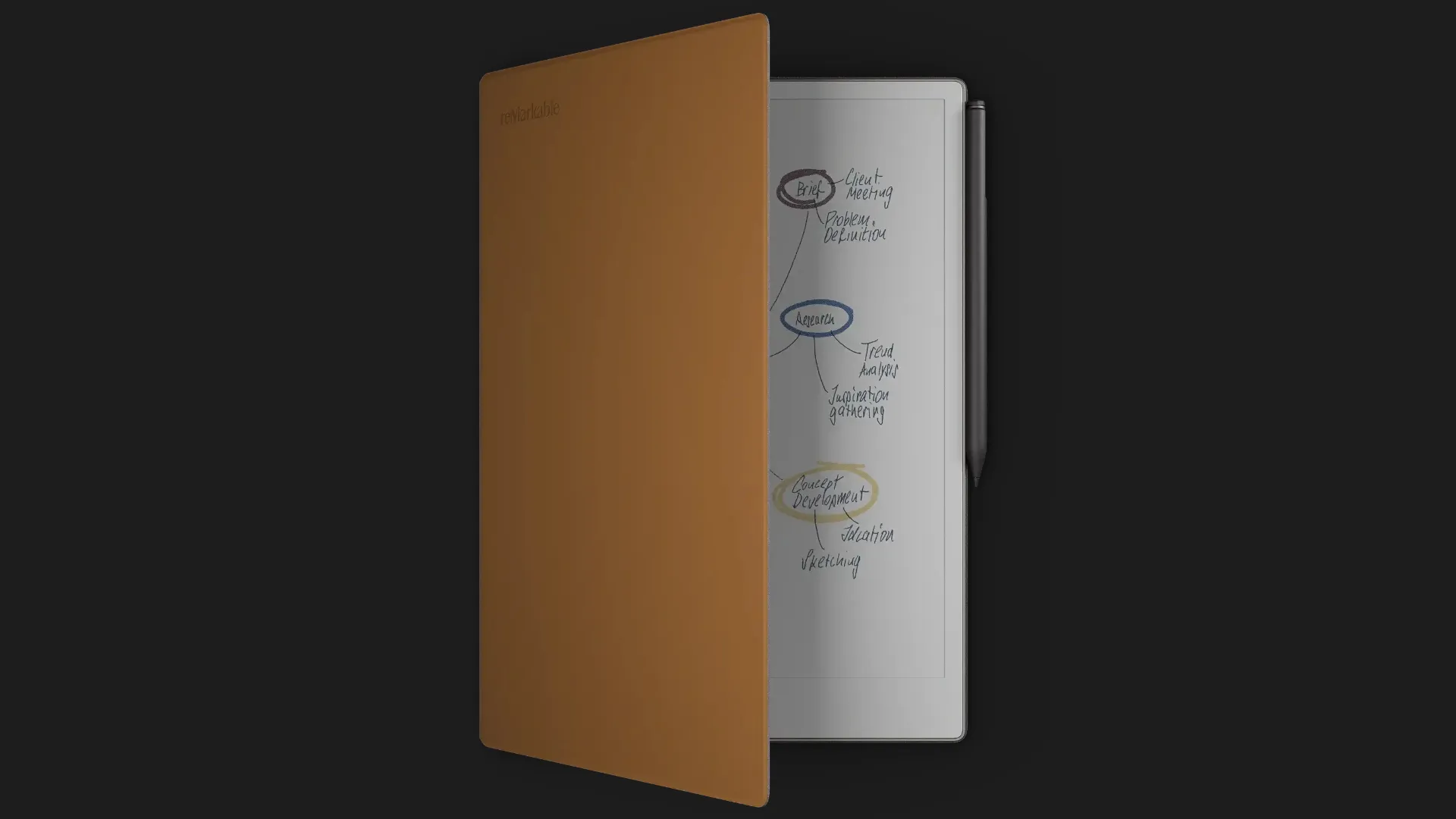 Оригінальний чохол Book Folio для reMarkable Paper Pro Premium Leather (Black)