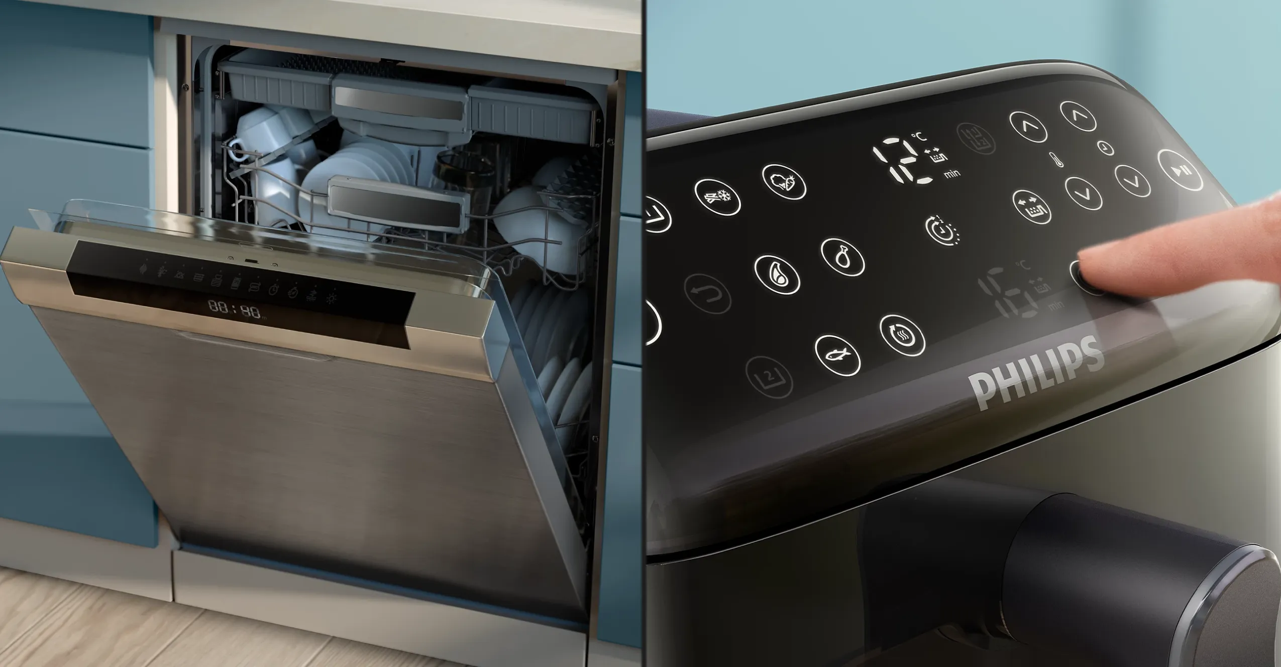 Мультипіч Philips Ovi Stacked Dual Basket NA462/70