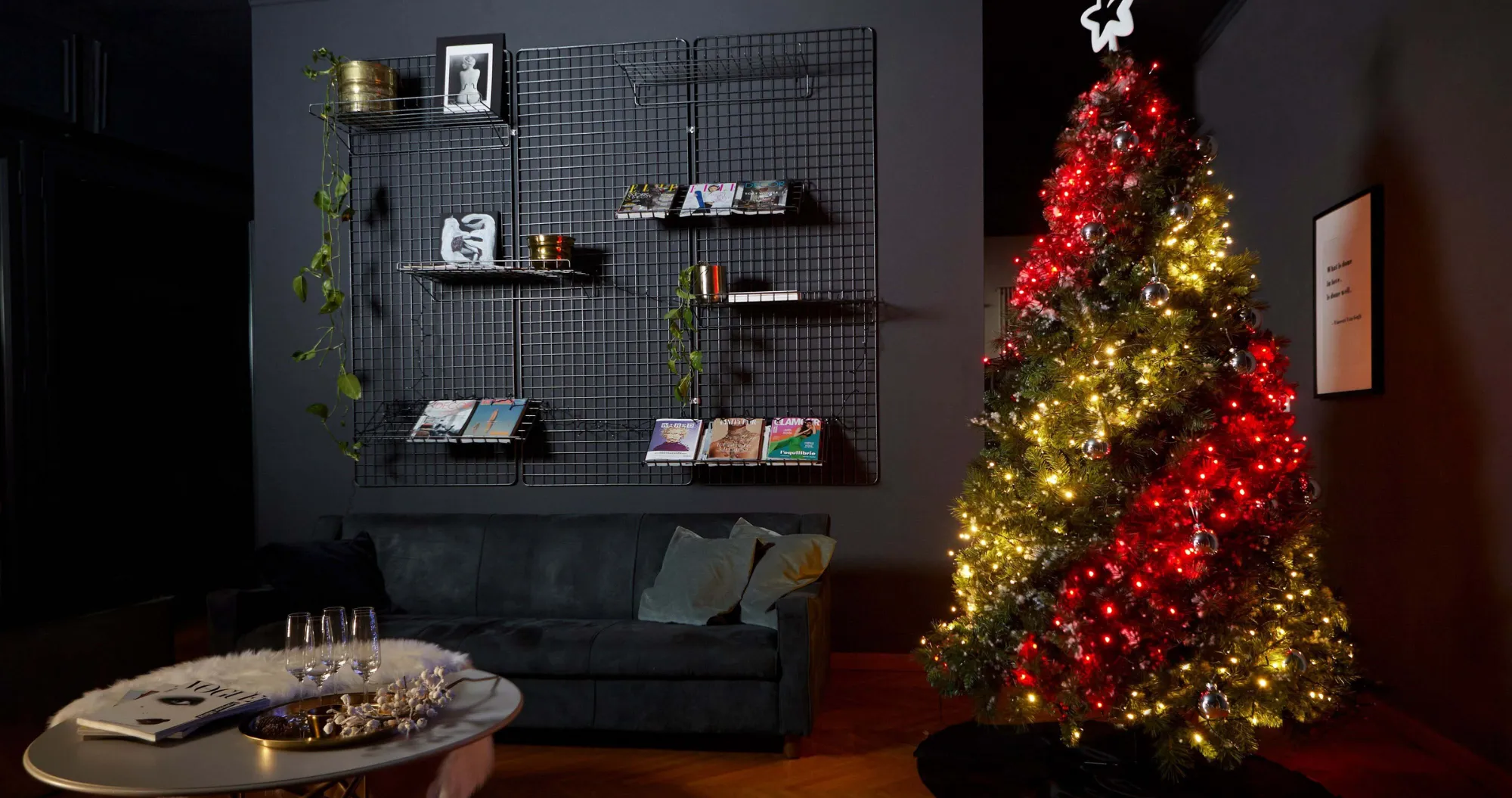 Гірлянда Smart LED Twinkly Curtain RGBW 400 IP44 1.45х2.1м