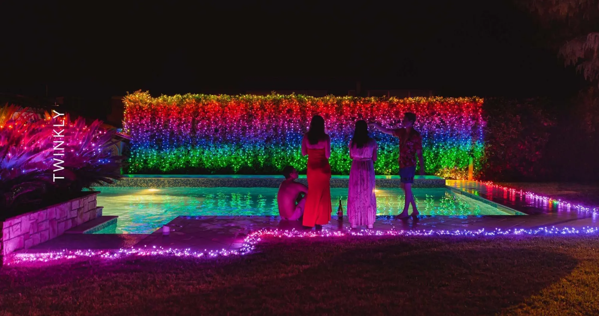 Гірлянда Smart LED Twinkly Strings RGB 600 IP44 48м