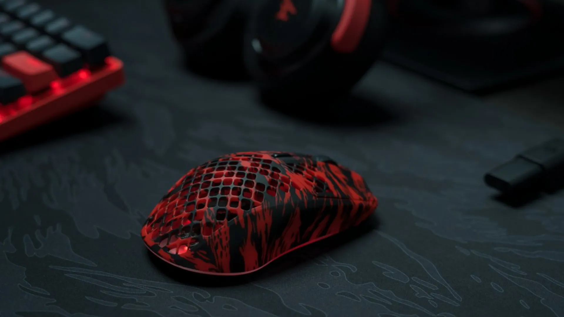 Миша SteelSeries Aerox 3 Wireless Faze Clan Edition (Red/Black) (EU)