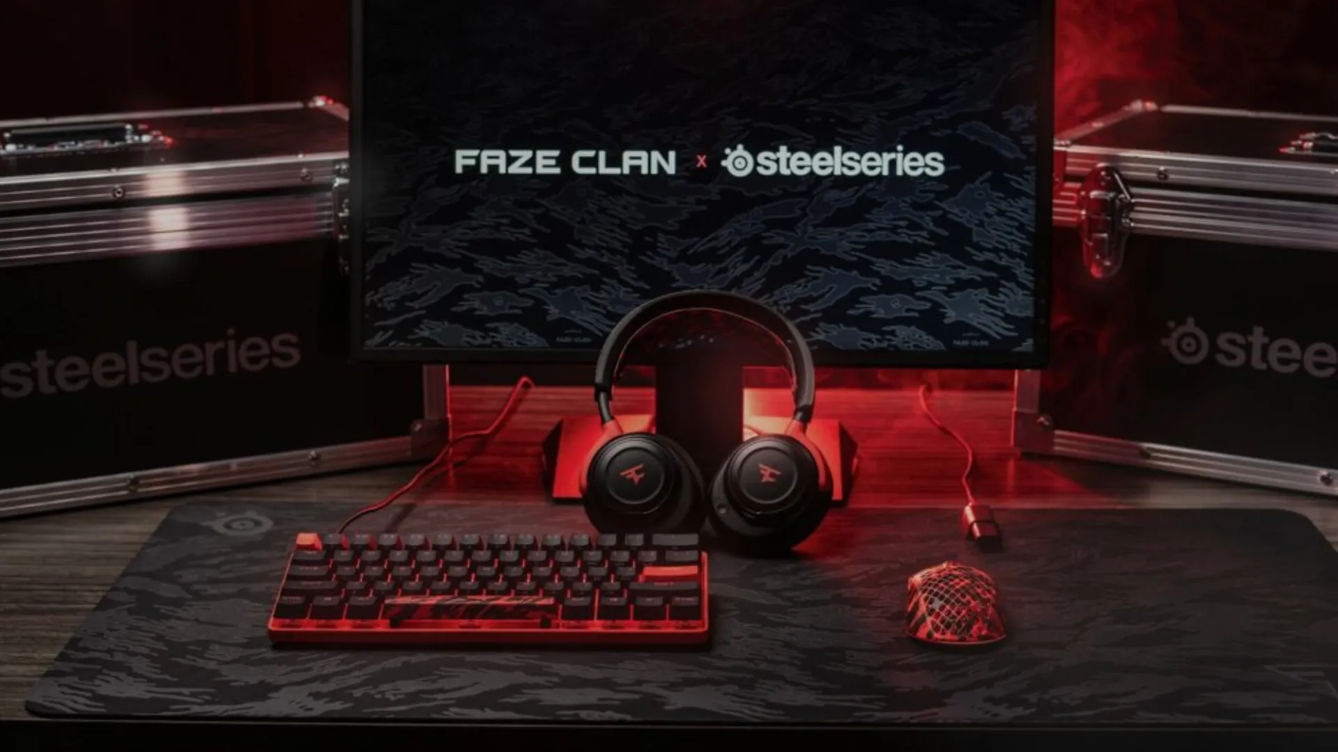 Миша SteelSeries Aerox 3 Wireless Faze Clan Edition (Red/Black) (EU)